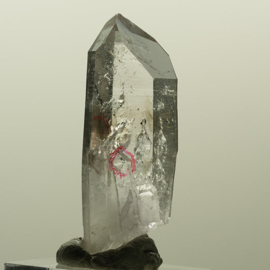Enhydro Lemurian Phantom Amethyst, Hämatit, 2x Blase Streep Mine, Namibia 47*19*13mm #15201