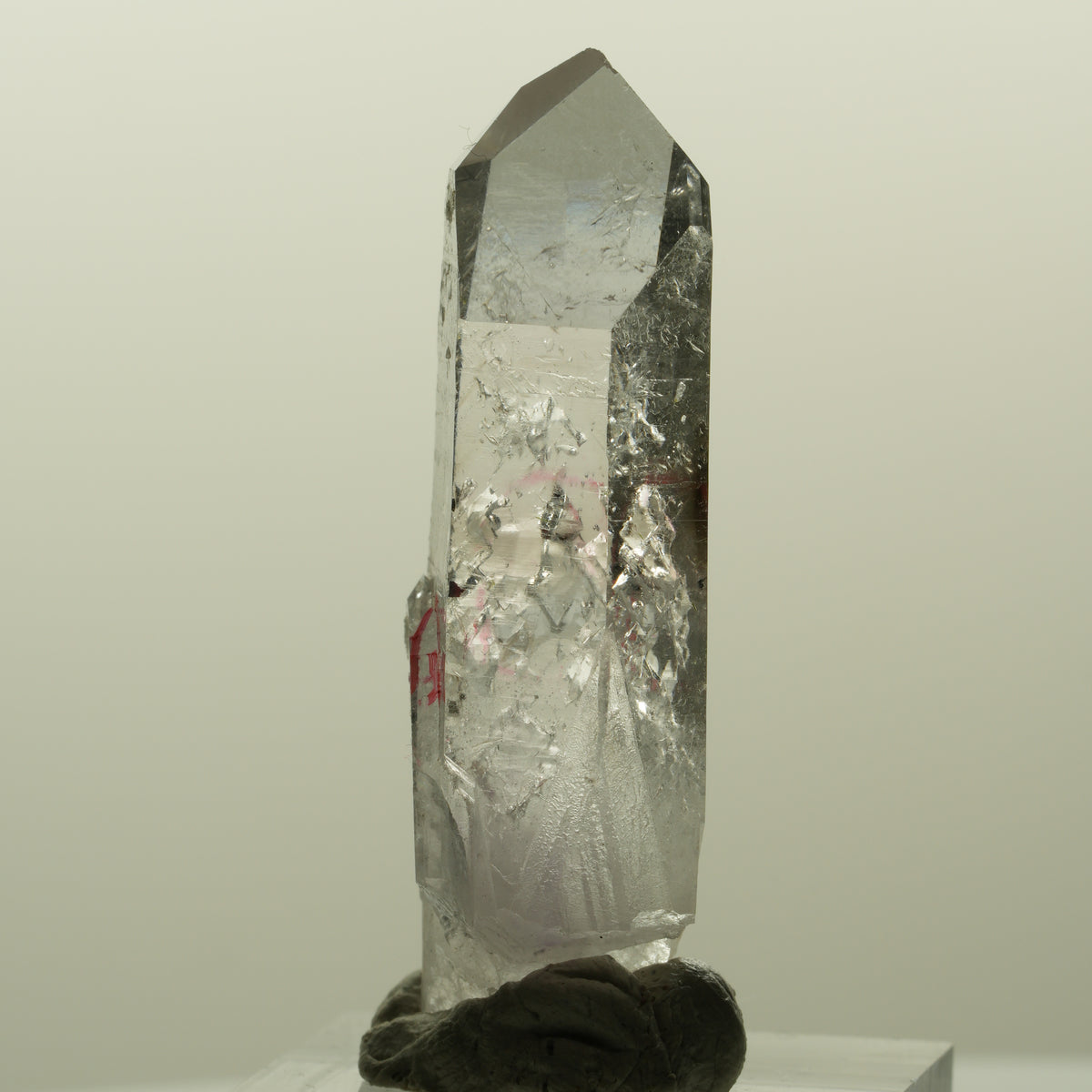 Enhydro Lemurian Phantom Amethyst, Hämatit, 2x Blase Streep Mine, Namibia 47*19*13mm #15201