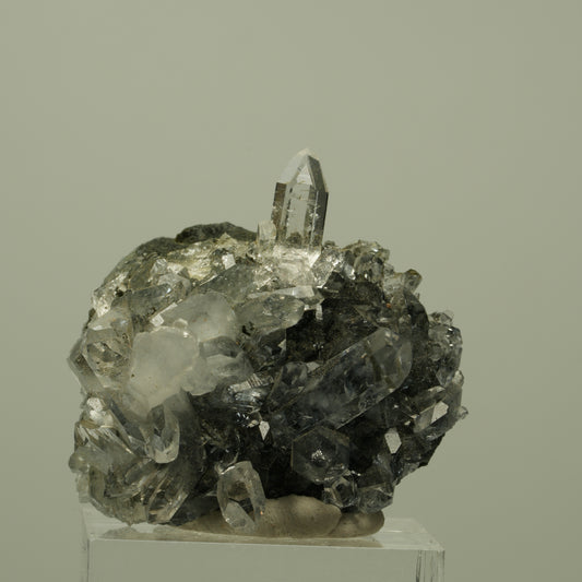 Starburst Quarz, Epidot auf Matrix Streep Mine, Namibia 35*34*25mm #15206