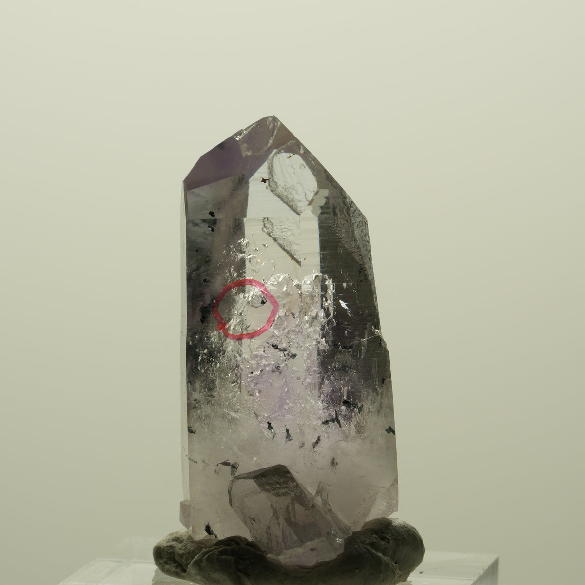 Enhydro Harlekin Skelett Phantom Amethyst Analcim, 1x Blase Streep Mine Namibia 34*20*16mm #15211