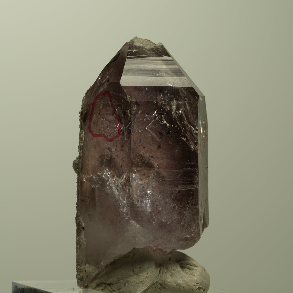Enhydro Harlekin Skelett Phantom Amethyst Analcim, 3x Blase Streep Mine Namibia 38*20*17mm #15214