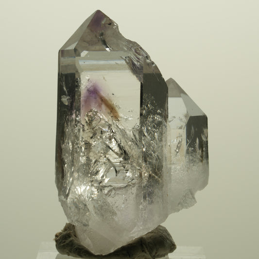 Harlekin Lemurian Skelett Phantom Amethyst Streep Mine, Namibia 43*27*22mm #15228