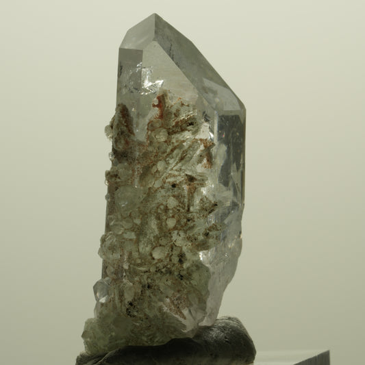 Skelett Phantom Amethyst mit Analcim, Prehnit Streep Mine, Namibia 43*21*16mm #15234