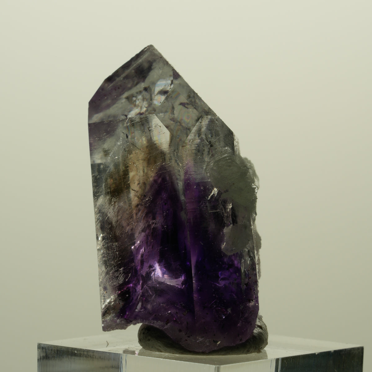 Enhydro Lemurian Skelett Phantom Amethyst Prehnit 1x Blase Streep Mine, Namibia 41*26*20mm #15247