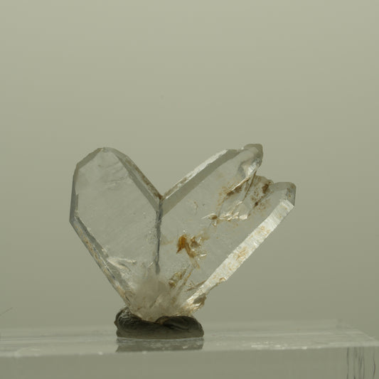 Japan Law Twin Kristall, Japaner-Zwilling Quarz Tubussis Area, Erongo, Namibia 16*15*3mm #15261