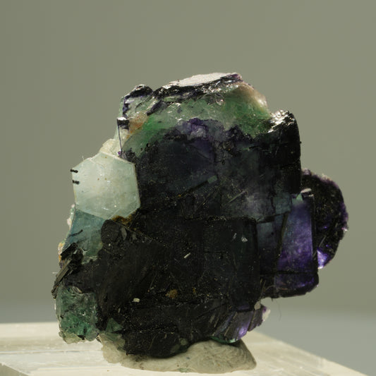 Aquamarin, Fluorit, Schörl Turmalin, Orthoklas Stufe Erongo, Namibia 28*24*14mm #15292