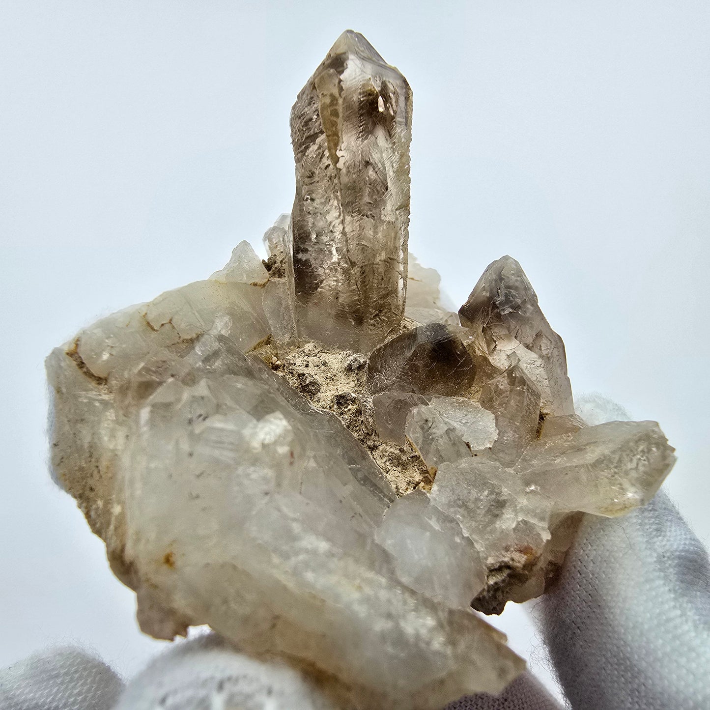 Phantom Rauchquarz Zepter auf Matrix Goboboseb, Namibia 57*51*47mm Sammlung