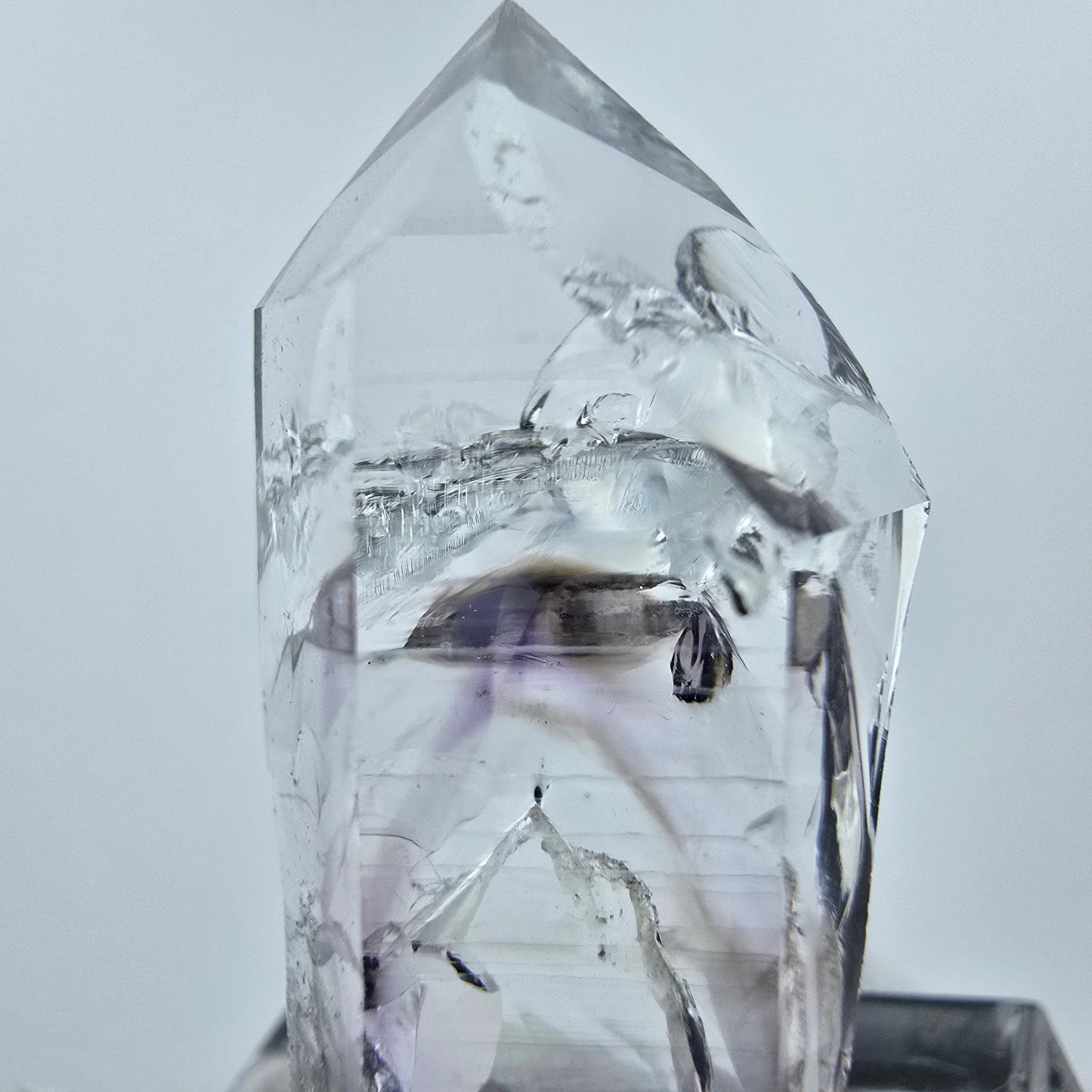Phantom Amethyst Kristall Streep Mine Goboboseb Namibia 36*19*15mm Sammlung