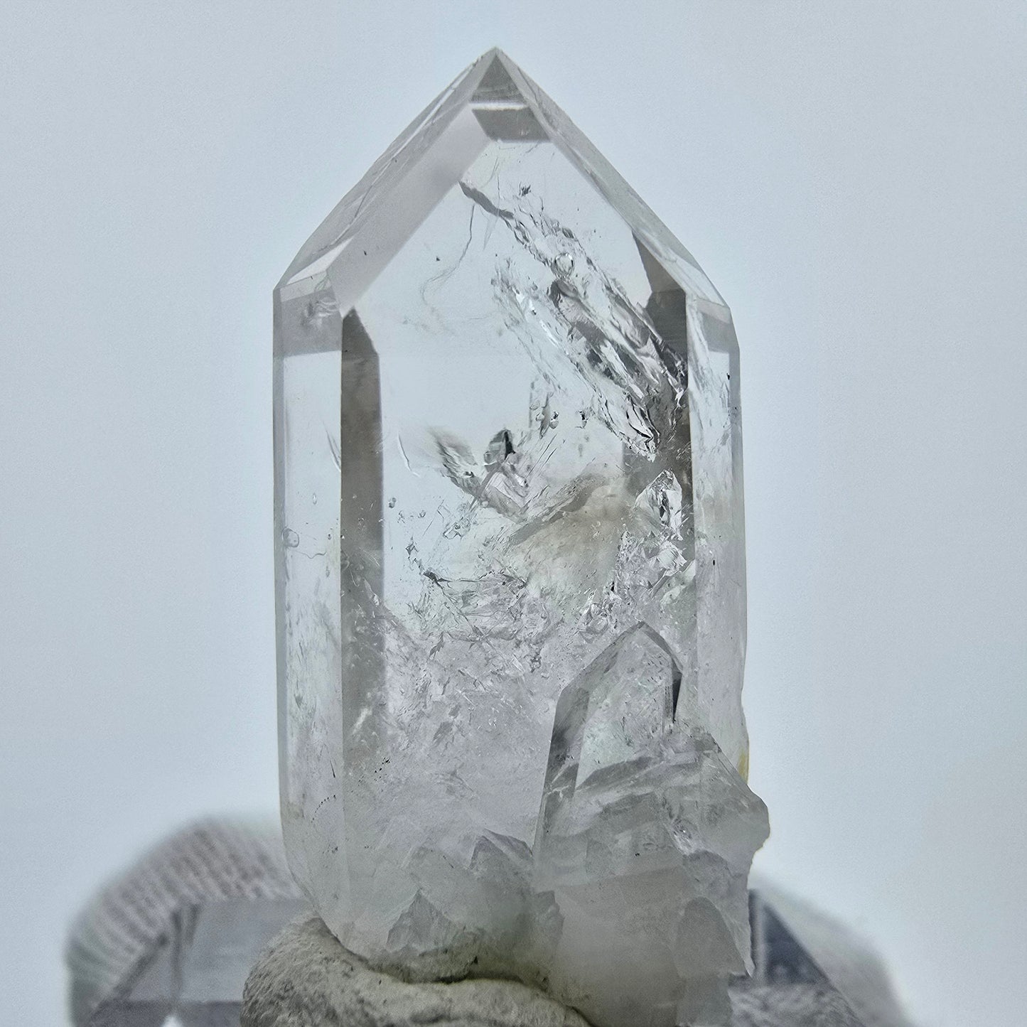 Enhydro Phantom Epidot Quarz, 3x Blase Streep Mine Goboboseb, Namibia 35*16*13mm