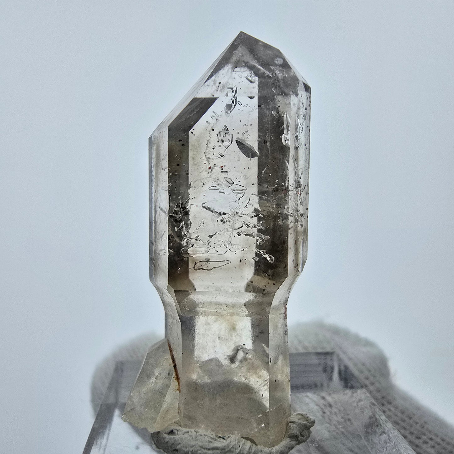 Klarer Phantom Rauchquarz Zepter Kristall Goboboseb, Namibia 39*15*11mm
