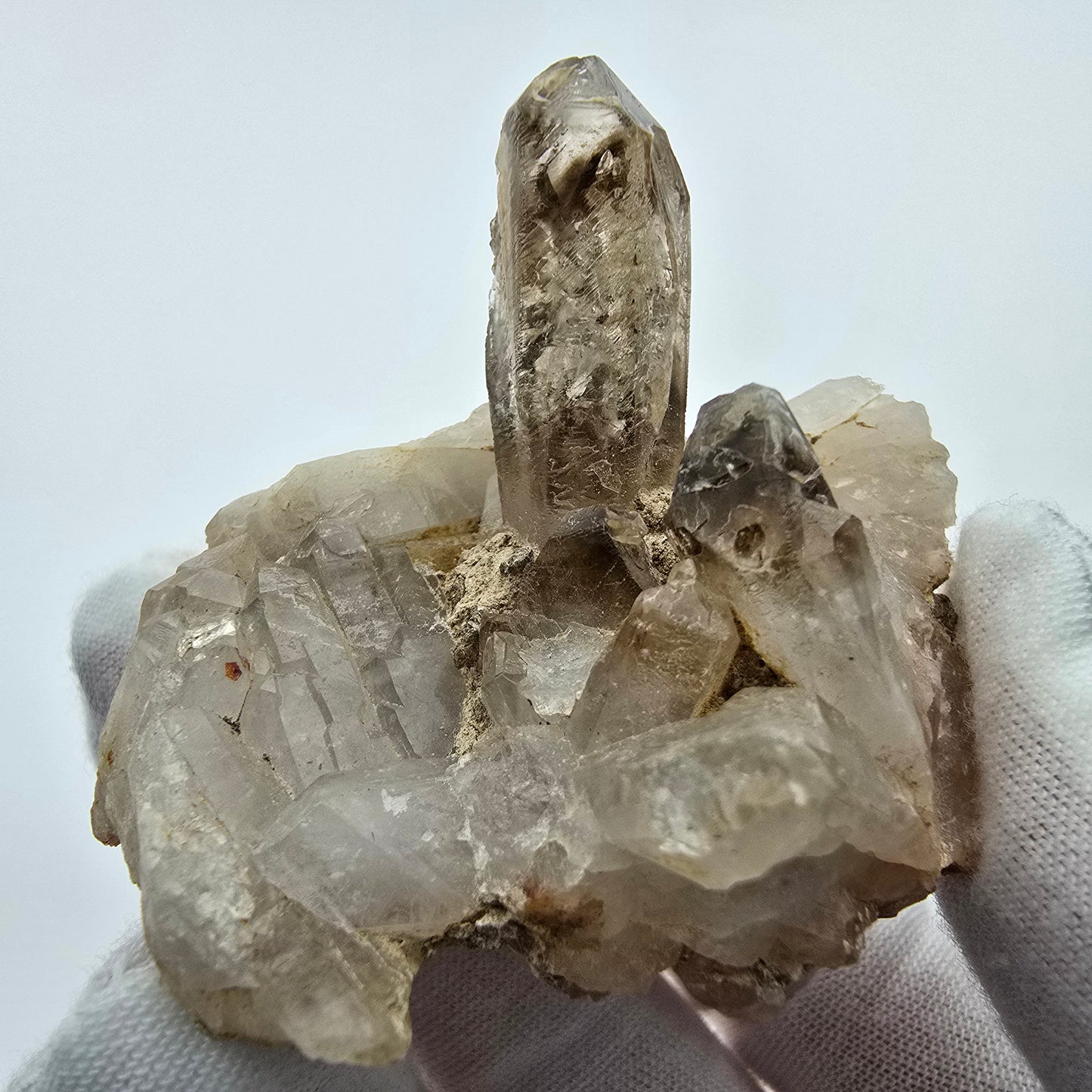 Phantom Rauchquarz Zepter auf Matrix Goboboseb, Namibia 57*51*47mm Sammlung