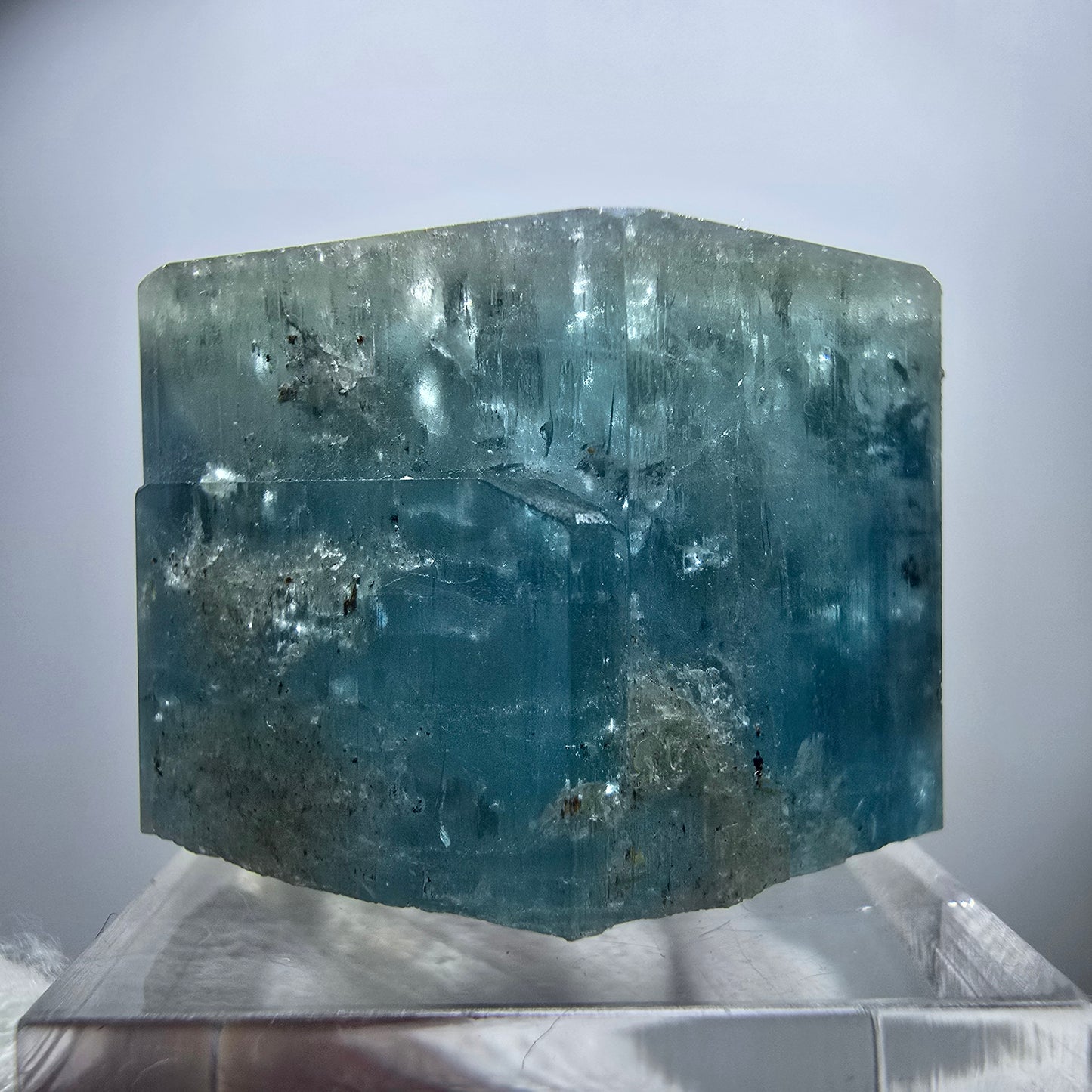 Seltener Aquamarin X mit Hyalit Erongo, Namibia 31*24*21mm