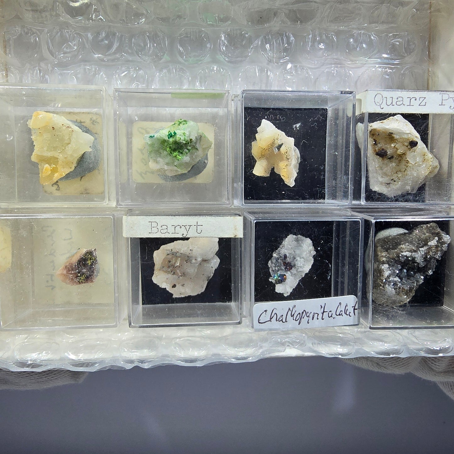TOP Micromount Mineralien Sammlung Deutschland - 8 Stück Deutschland #8083