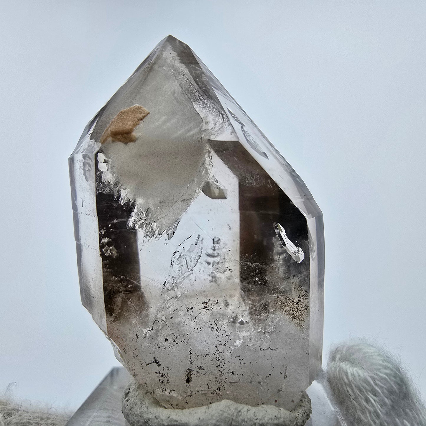 Enhydro Phantom Rauchquarz Zepter Kristall Goboboseb, Namibia 40*24*21mm