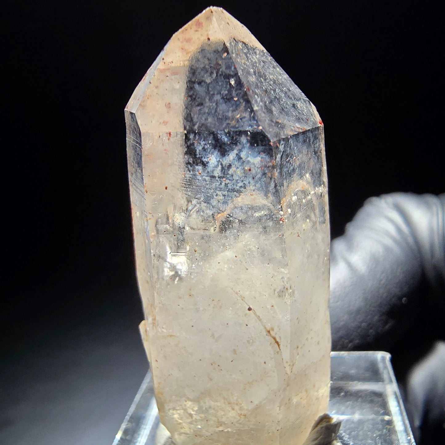Klarer Phantom Rauchquarz mit Eisen-Einschlüssen Goboboseb, Namibia 39*16*13mm