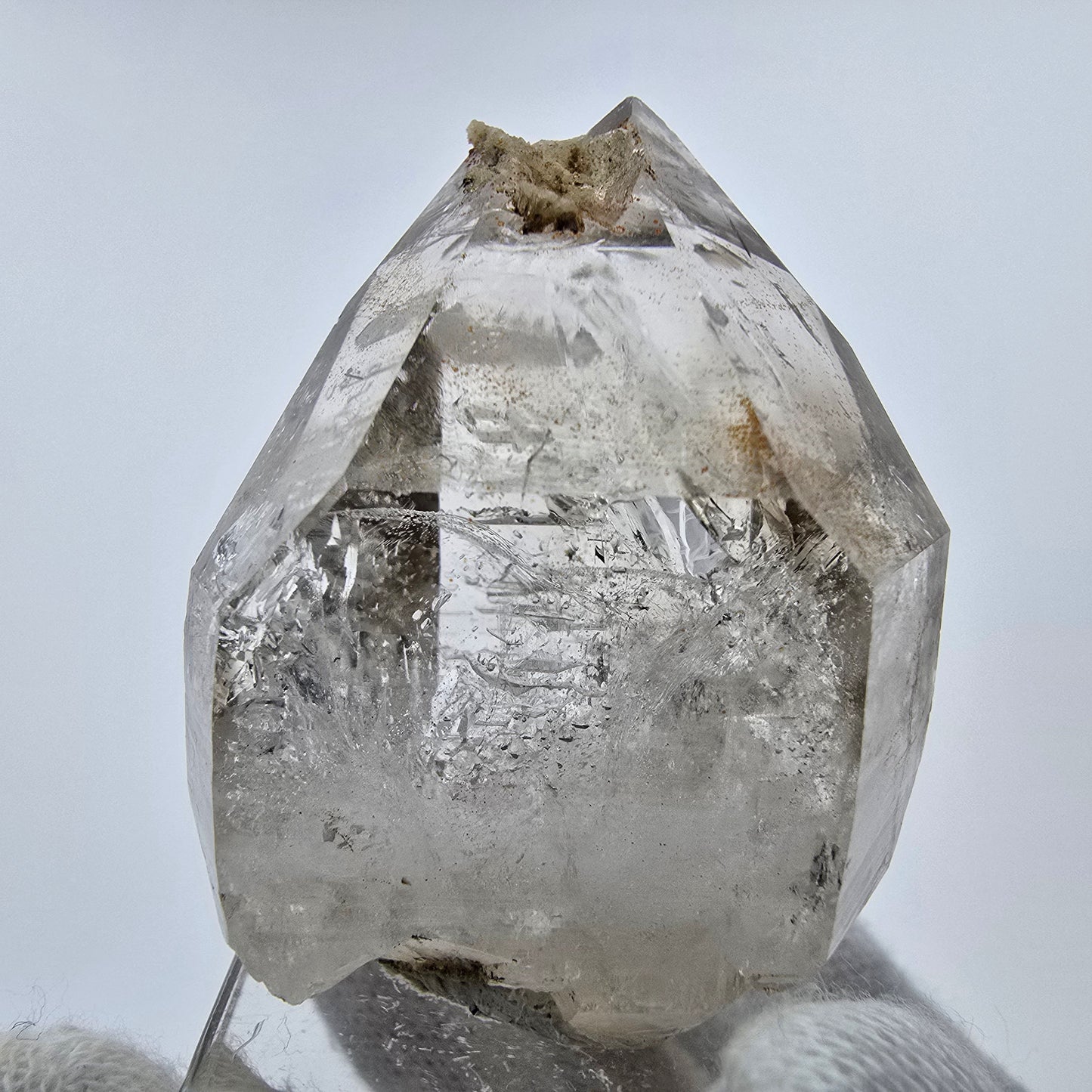 Enhydro Phantom Rauchquarz Zepter Kristall Goboboseb, Namibia 42*35*24mm