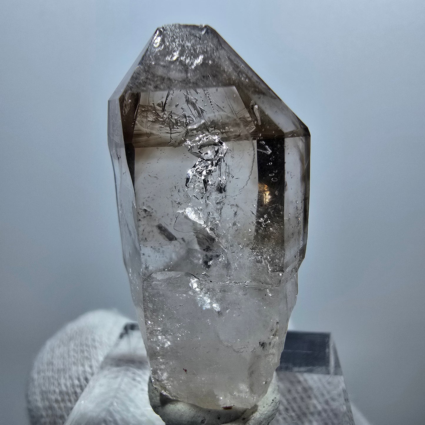 Clear Phantom Smoky Quartz Scepter Point Goboboseb, Namibia 37*20*12mm