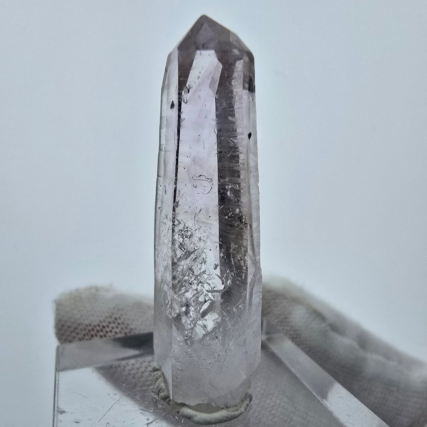 Cristal d'améthyste fantôme Enhydro 2x Bubble Goboboseb, Namibie 36*12*8mm Collection