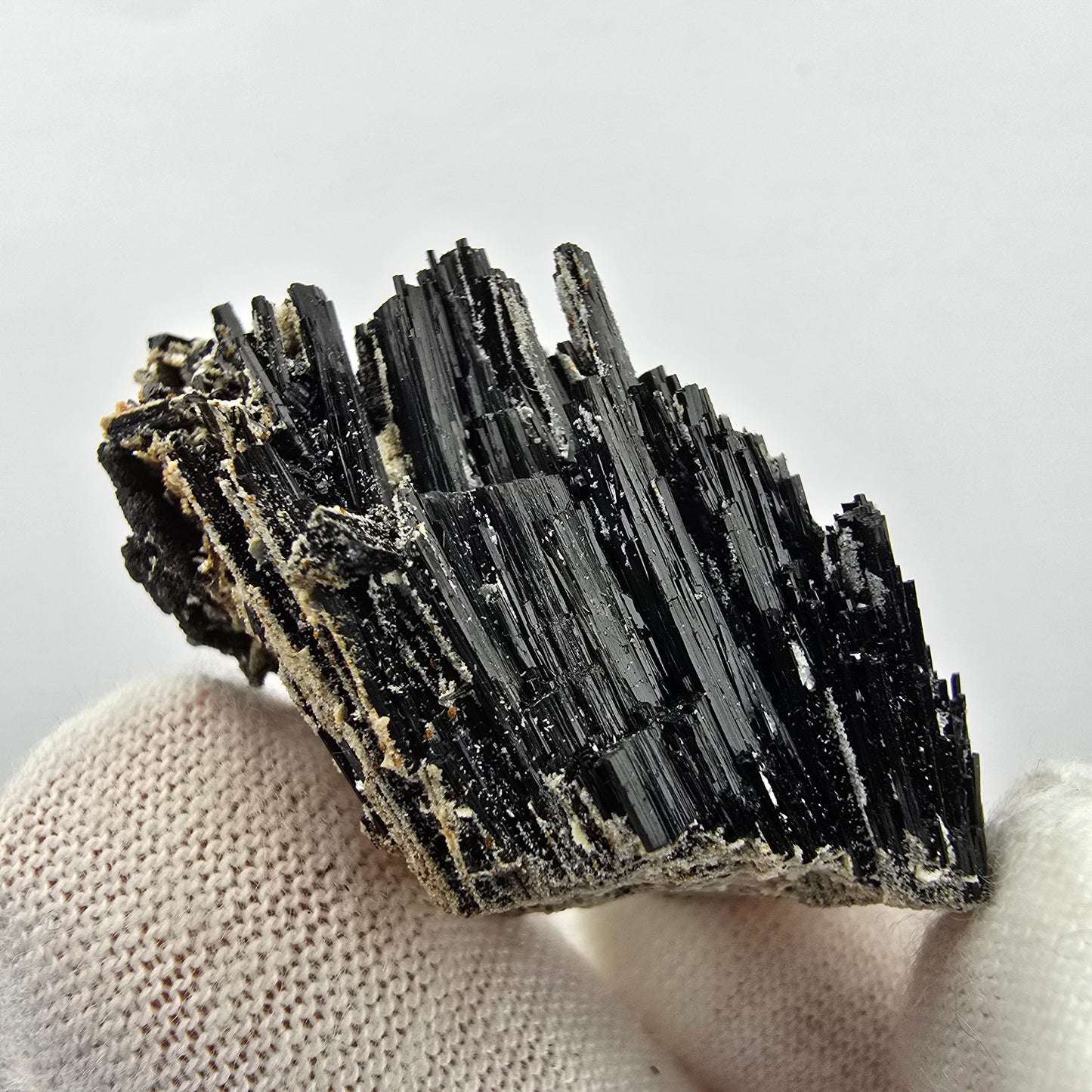 Seltene Schörl Turmalin Stufe schwarz Erongo, Namibia 31*25*20mm Sammlung