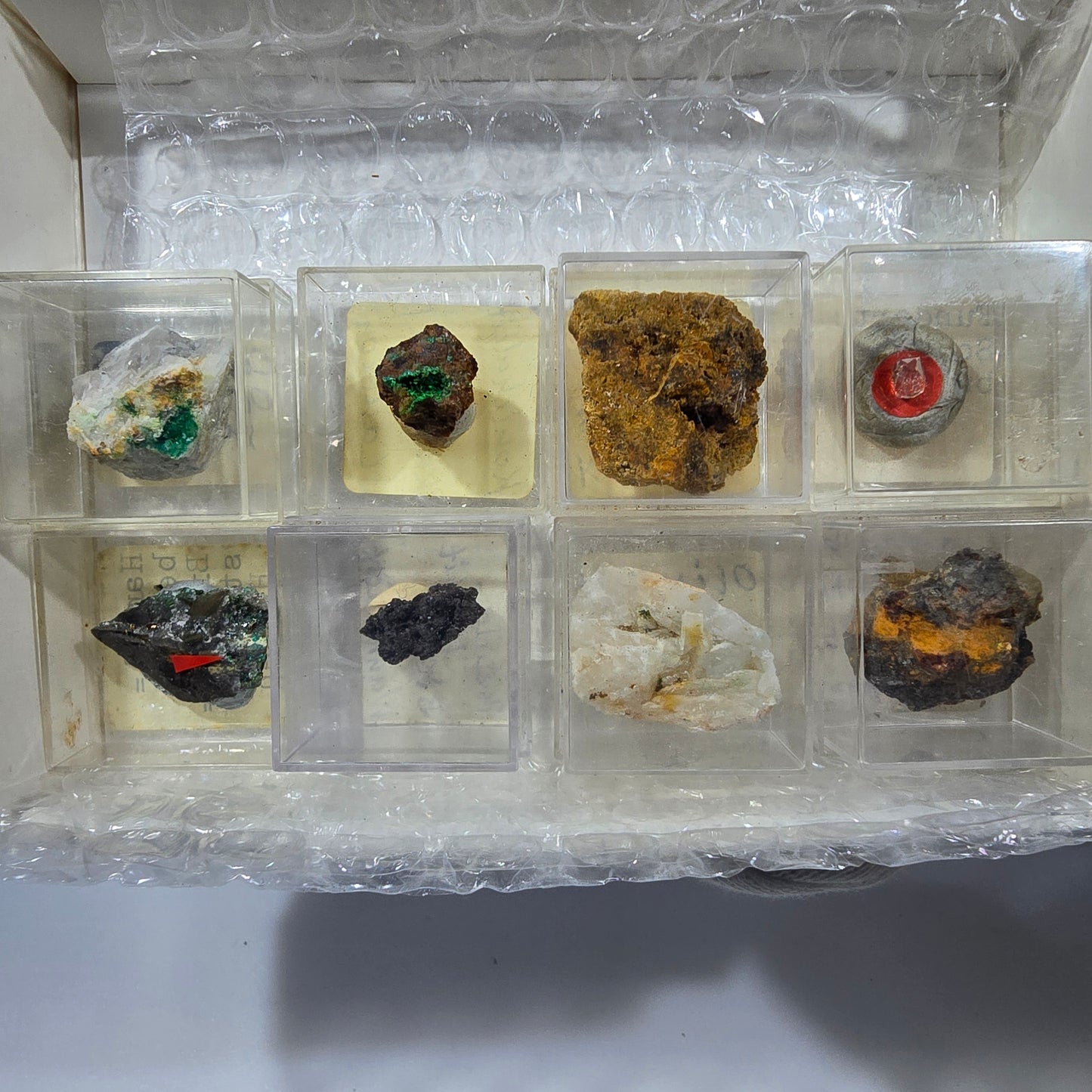TOP Micromount Mineralien Sammlung Deutschland - 8 Stück Deutschland #8054