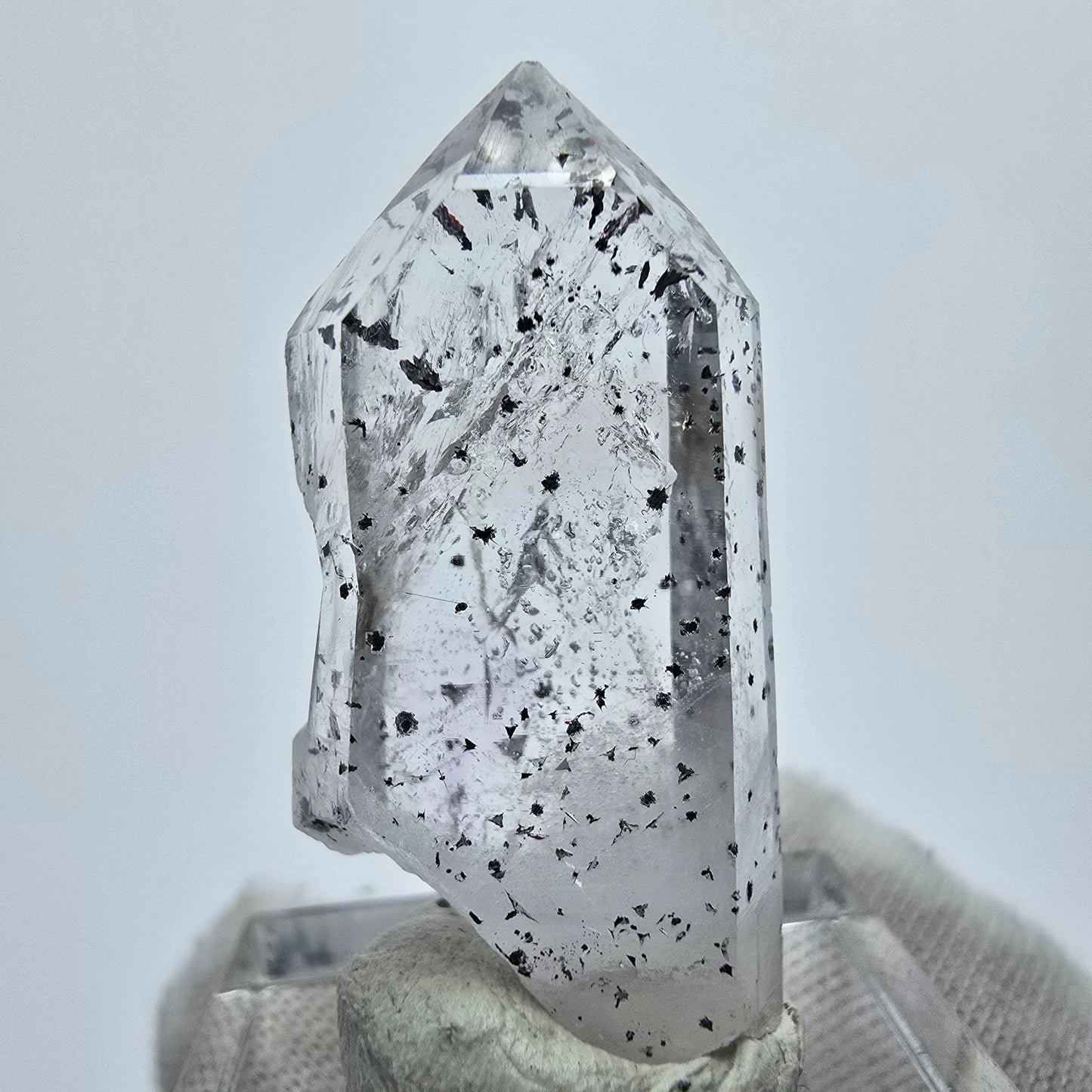 Harlekin Phantom Quarz Kristall Streep Mine Goboboseb Namibia 34*12*11mm