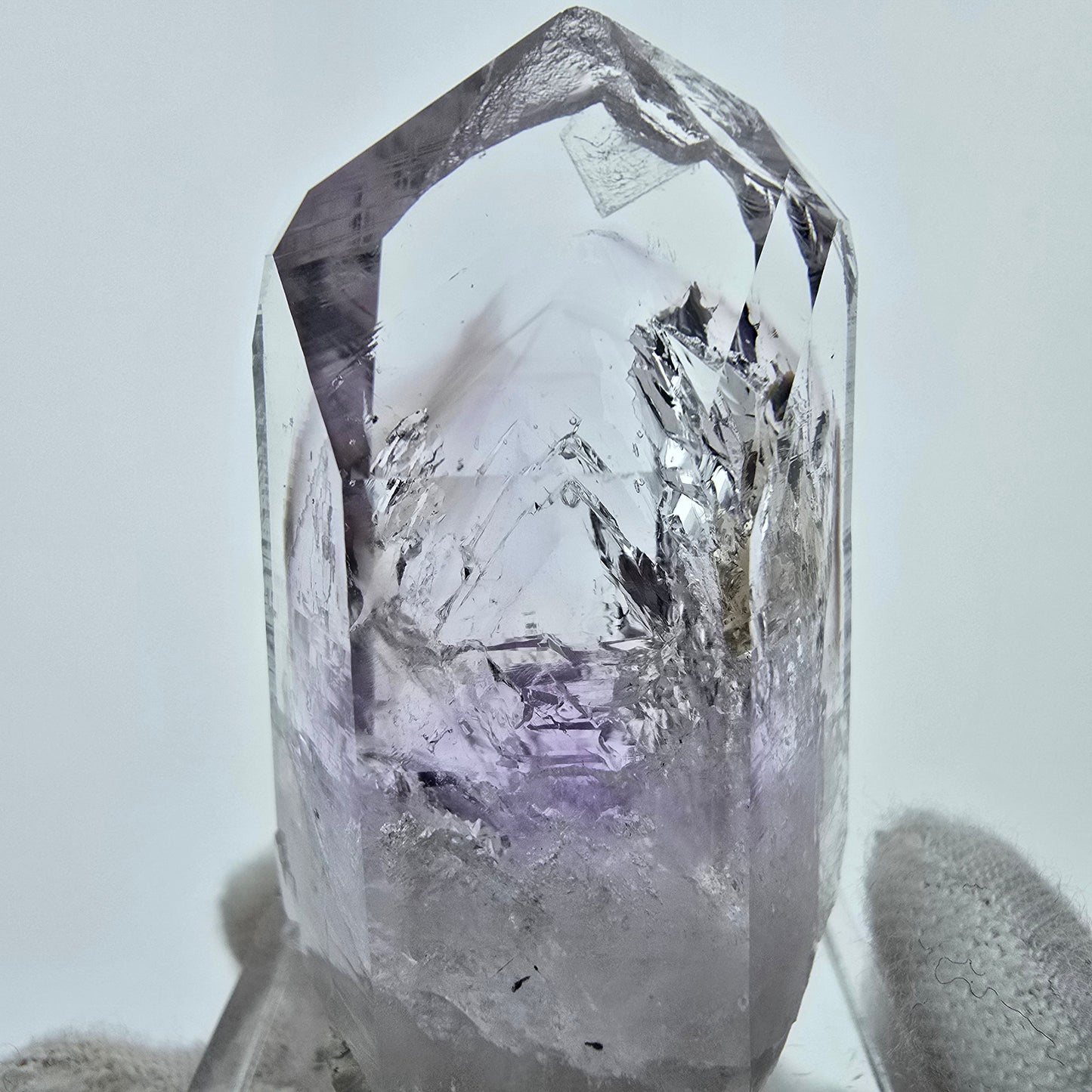 Enhydro Phantom Amethyst 3x Blase Streep Mine Goboboseb Namibia 41*21*16mm