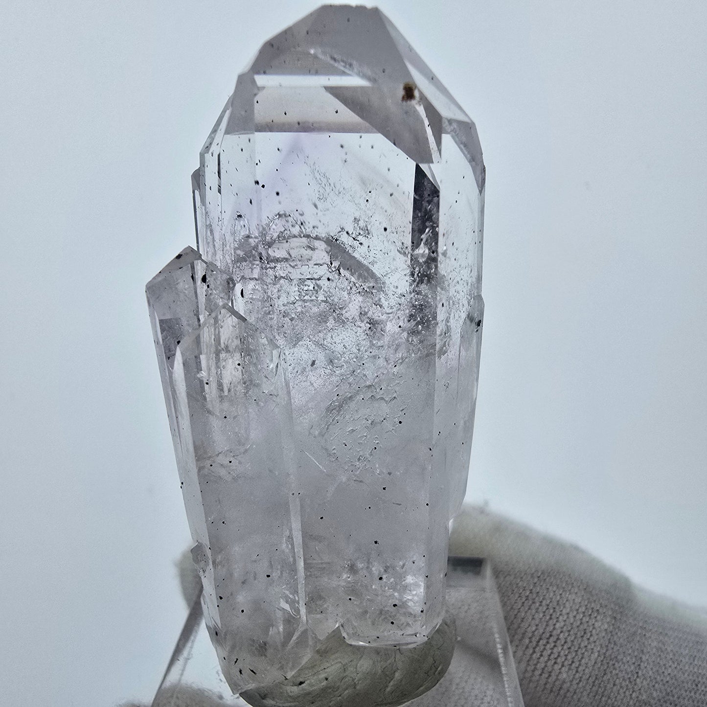 Phantom Amethyst DT Hämatit Quarz Streep Mine Goboboseb Namibia 50*22*20mm