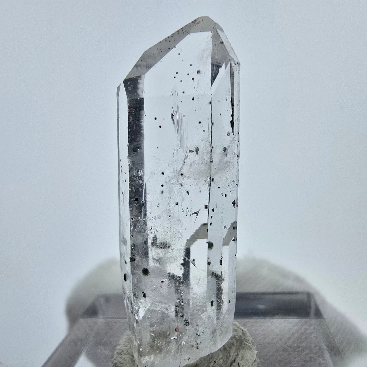 Klarer Hämatit Quarz Kristall Streep Mine, Goboboseb, Namibia 32*11*10mm