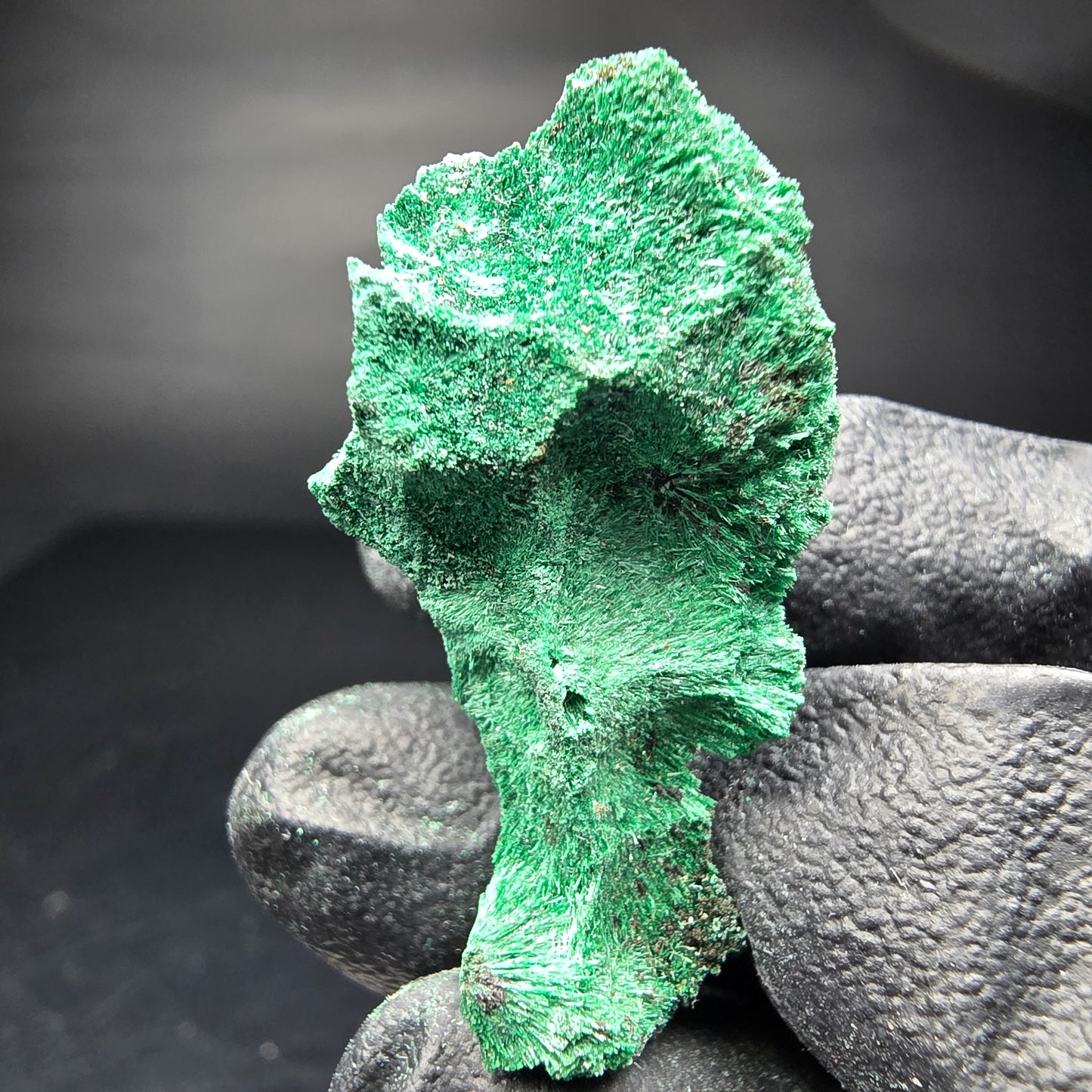 Seltene Malachit Stufe, grün Kaokoveld, Namibia 35*19*16mm Mineraliensammlung
