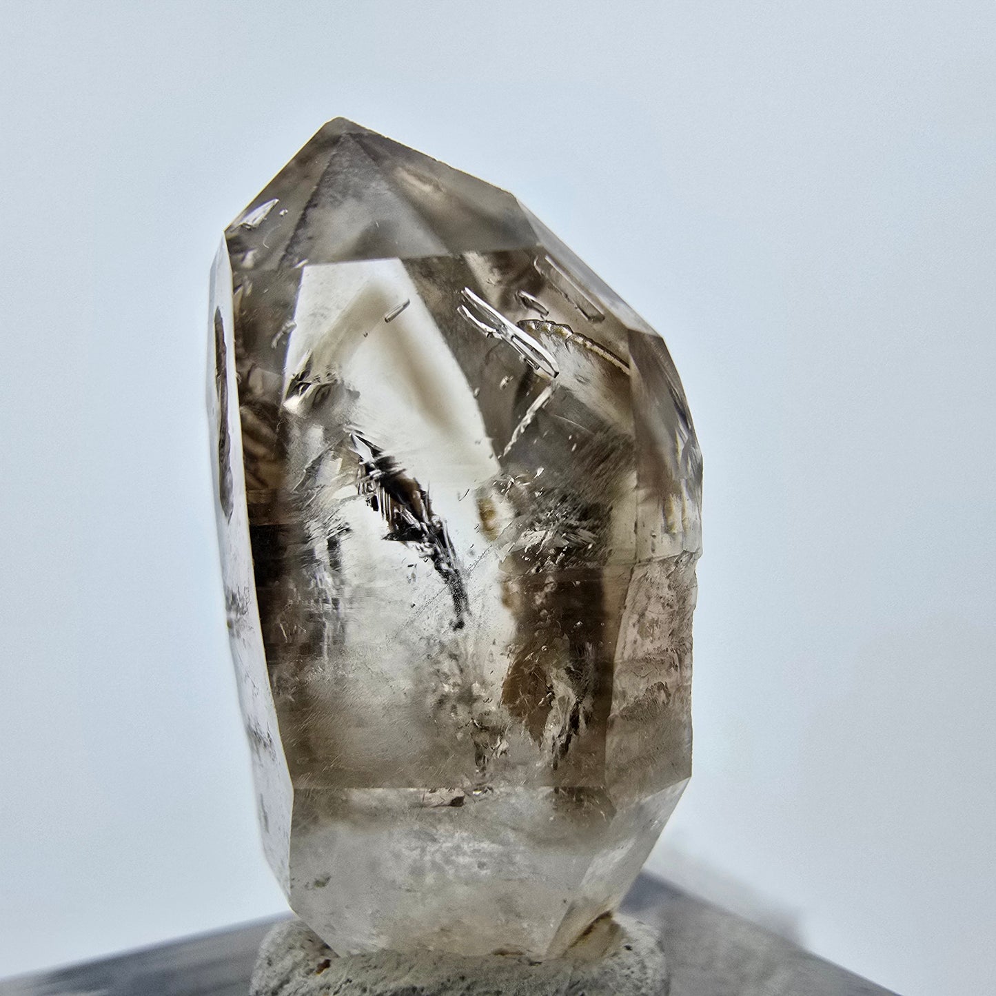 Phantom Rauchquarz Fenster Zepter Quarz Spitze Goboboseb, Namibia 31*16*15mm