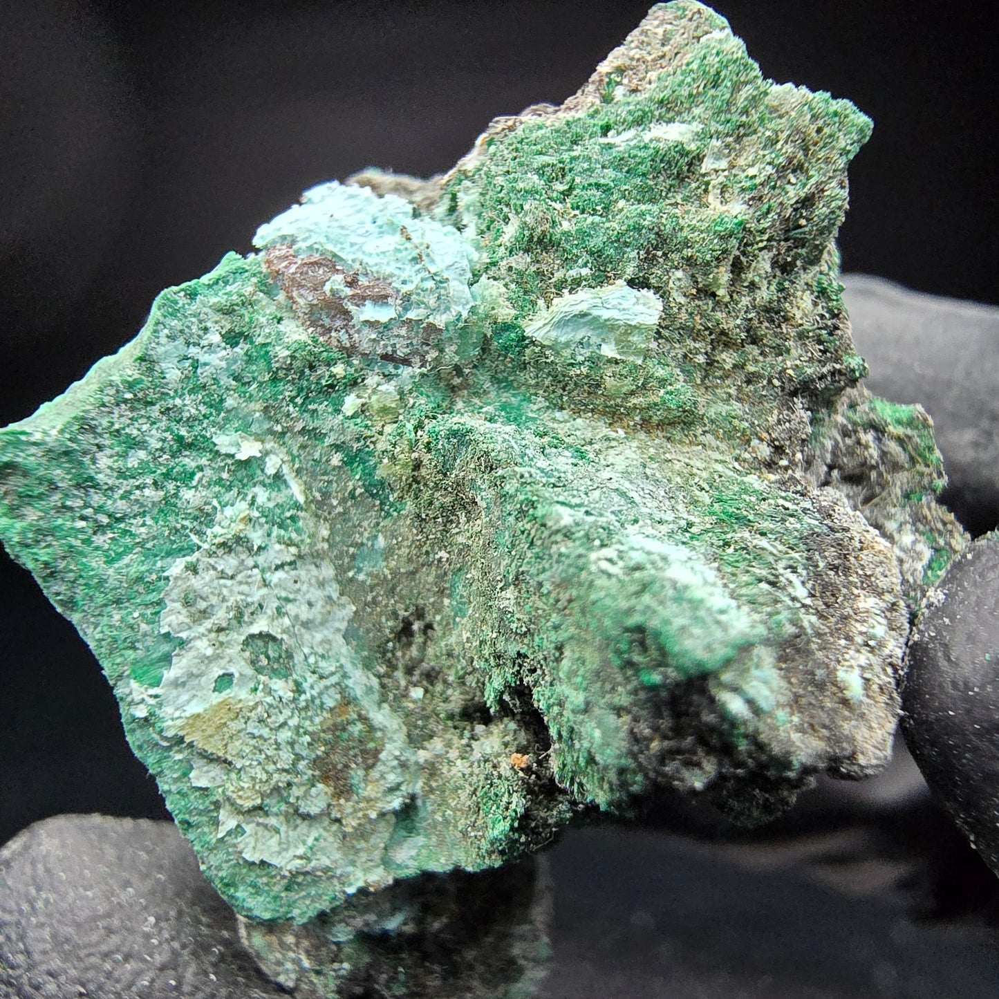 Seltene Malachit, Chrysokoll Stufe Kaokoveld, Namibia 35*34*27mm Sammlung