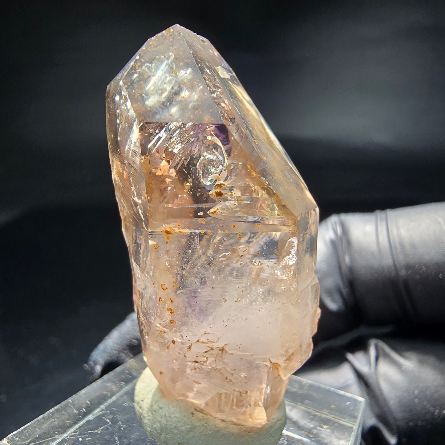 Klare Phantom Amethyst Fenster Zepter Spitze Goboboseb Namibia 38*16*18mm