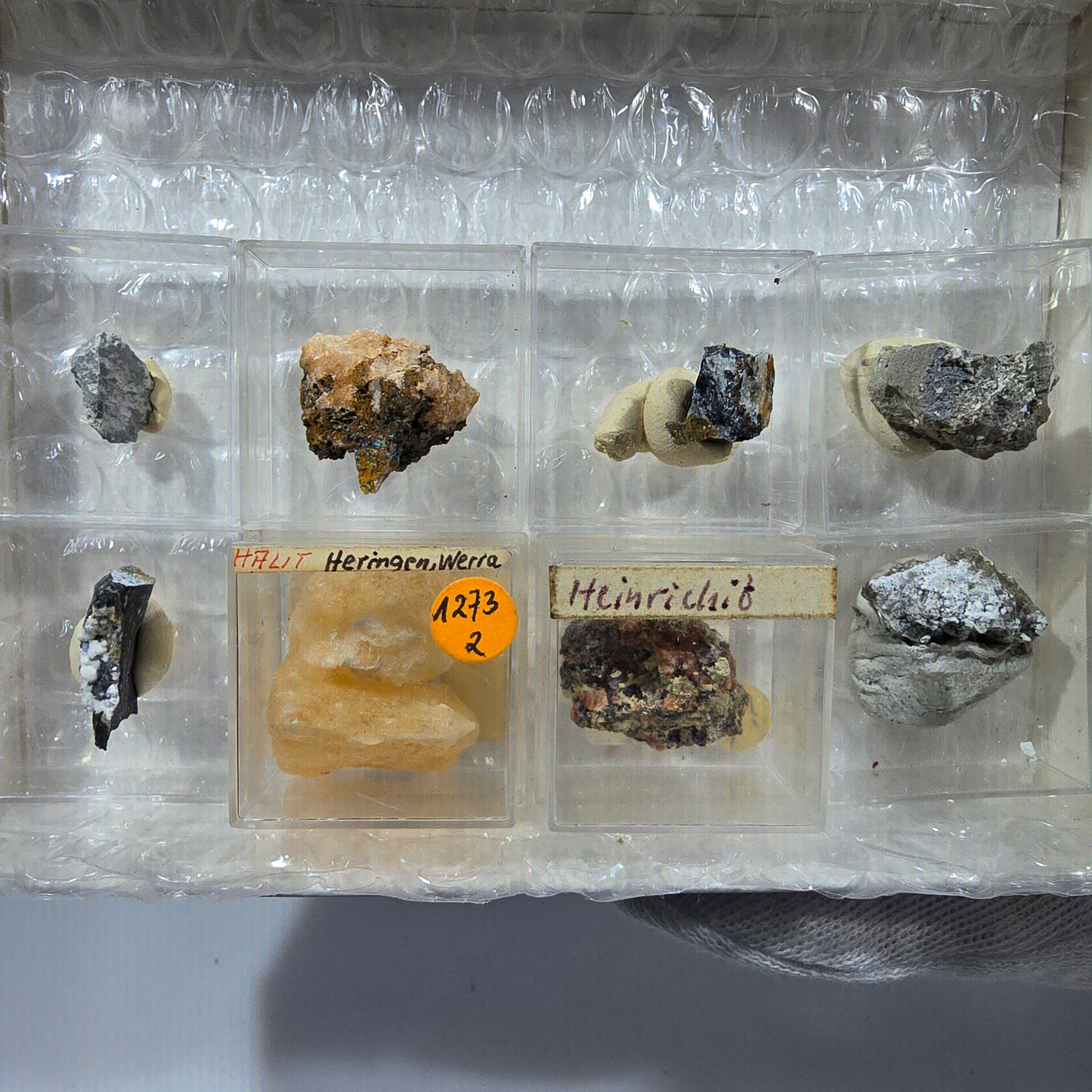 Collection de minéraux Micromount TOP Allemagne - 8 pièces Allemagne #8058