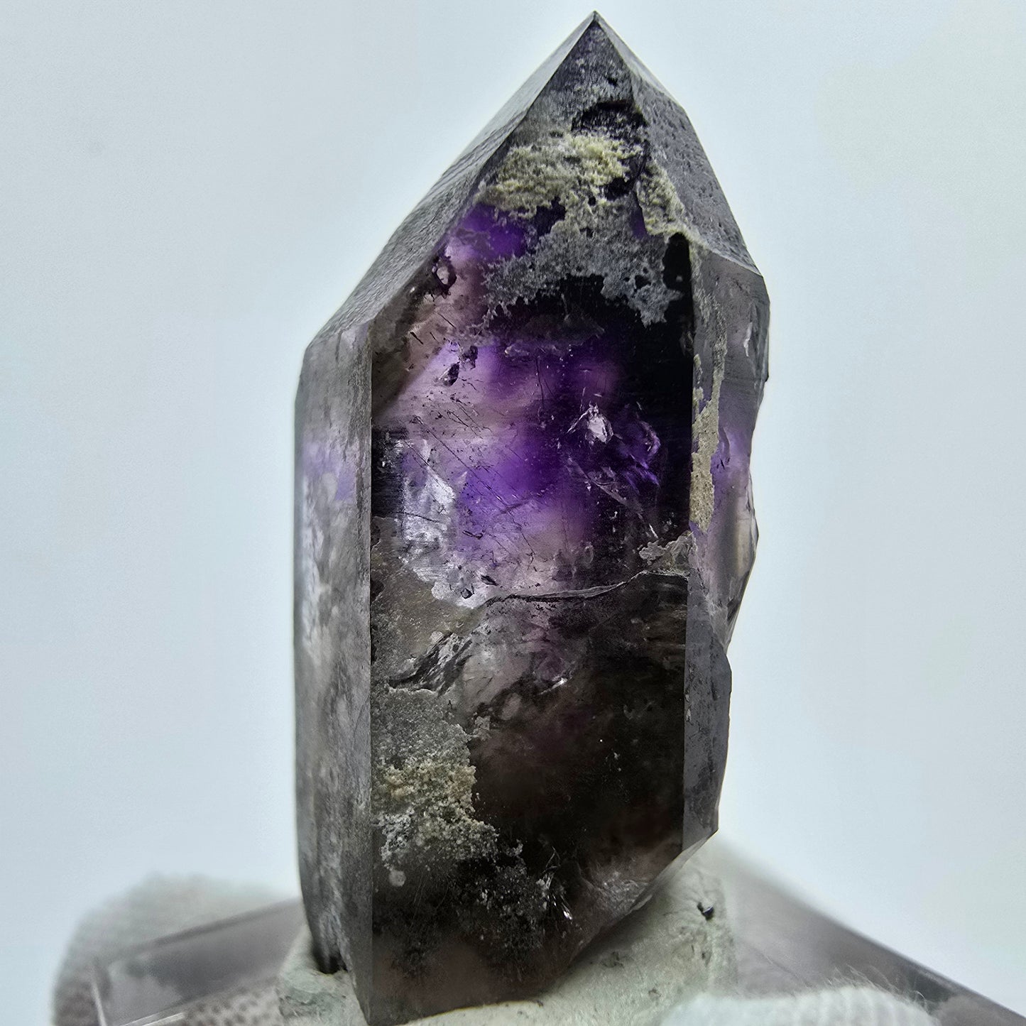 Phantom Amethyst Kristall lila Goboboseb, Namibia 38*20*14mm Mineraliensammlung