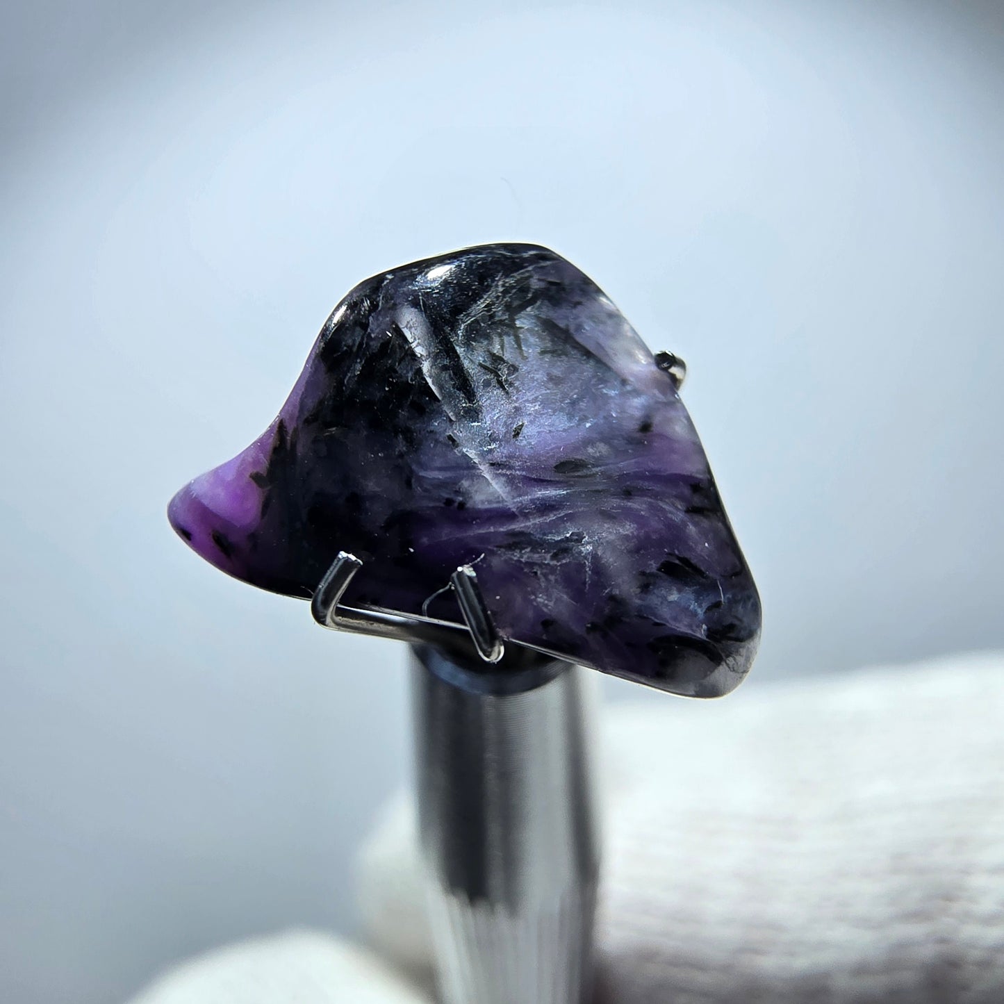 Rare Charoite crystal purple, polished Russia 13*10*6mm