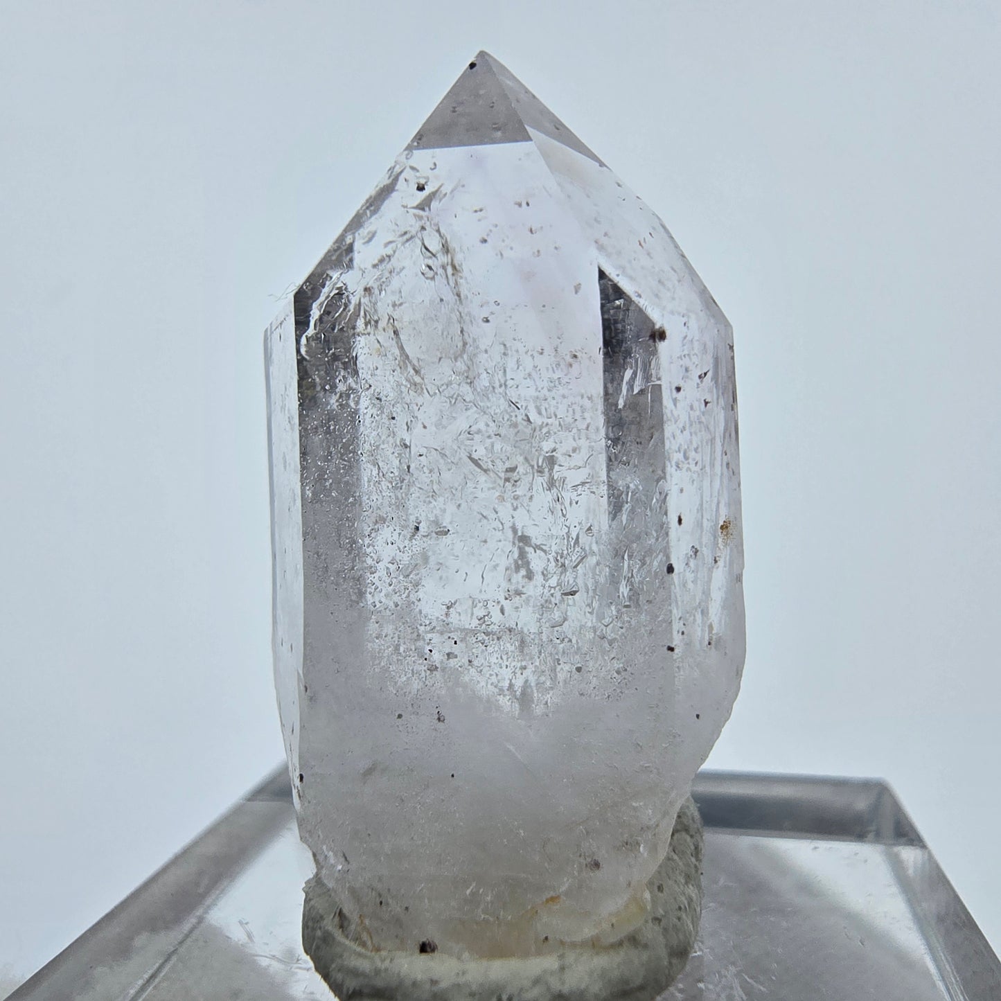 Enhydro Phantom Hämatit Quarz Kristall Streep Mine Goboboseb, Namibia 30*16*11mm