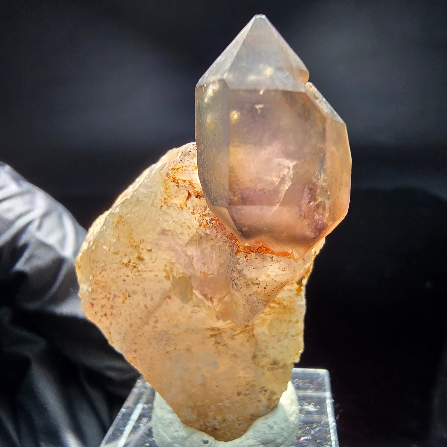 Schöne Phantom Amethyst Zepter Spitze Brandberg, Namibia 34*34*20mm Sammlung