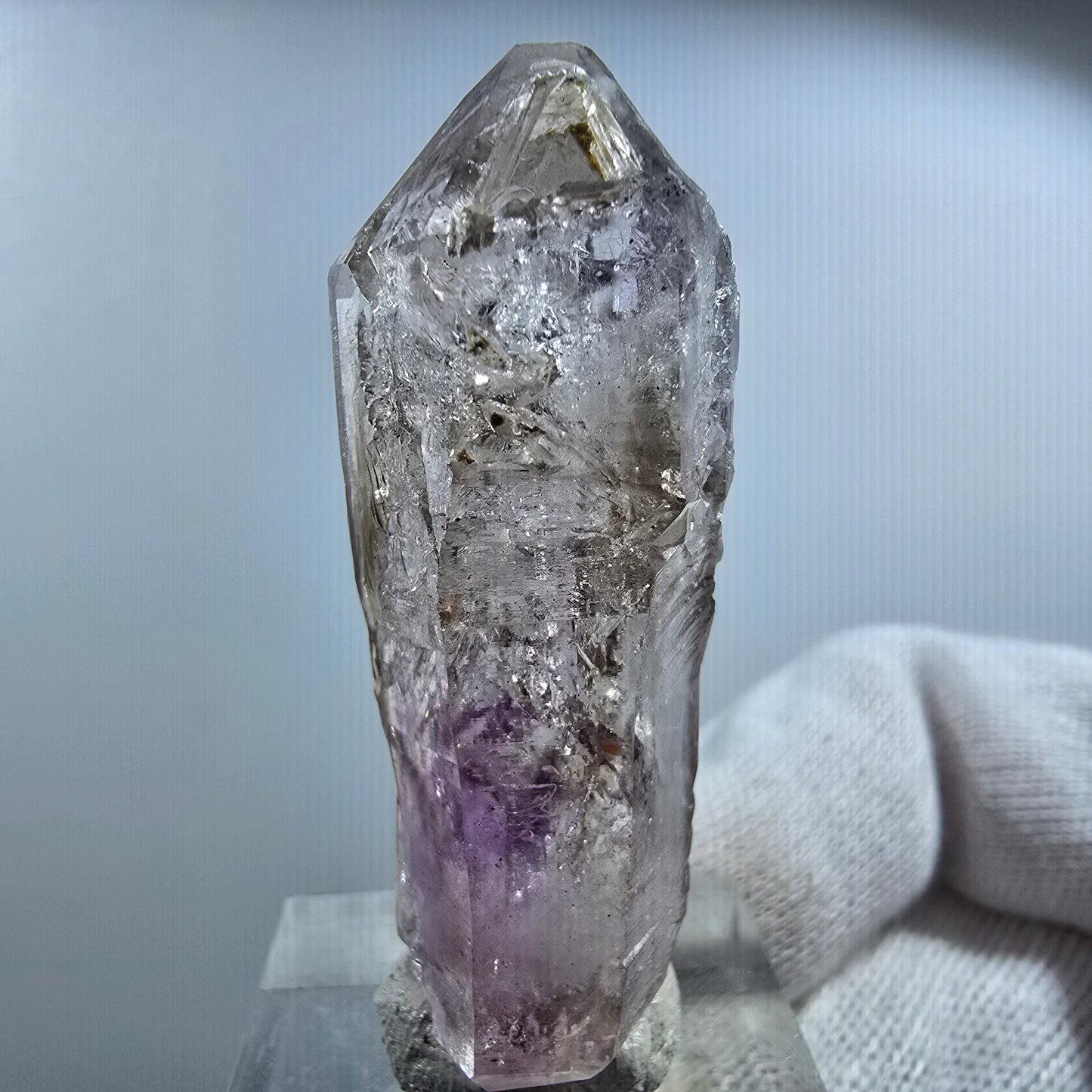 Phantom Amethyst Skeleton Scepter Valentine Pocket Goboboseb Namibia 48*18*15mm