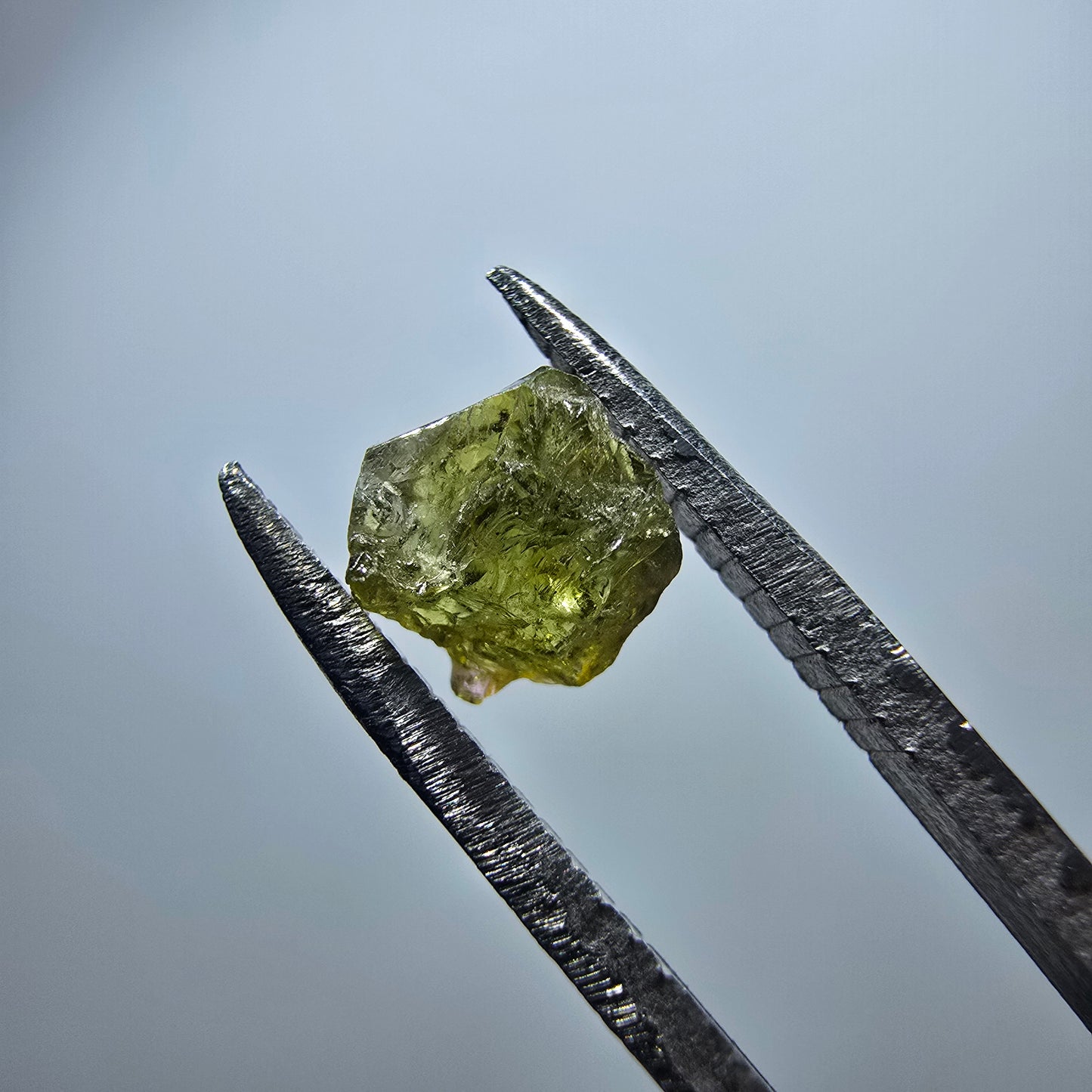Cristal de tourmaline verdélite rare, vert Minas Gerais, Brésil #7991