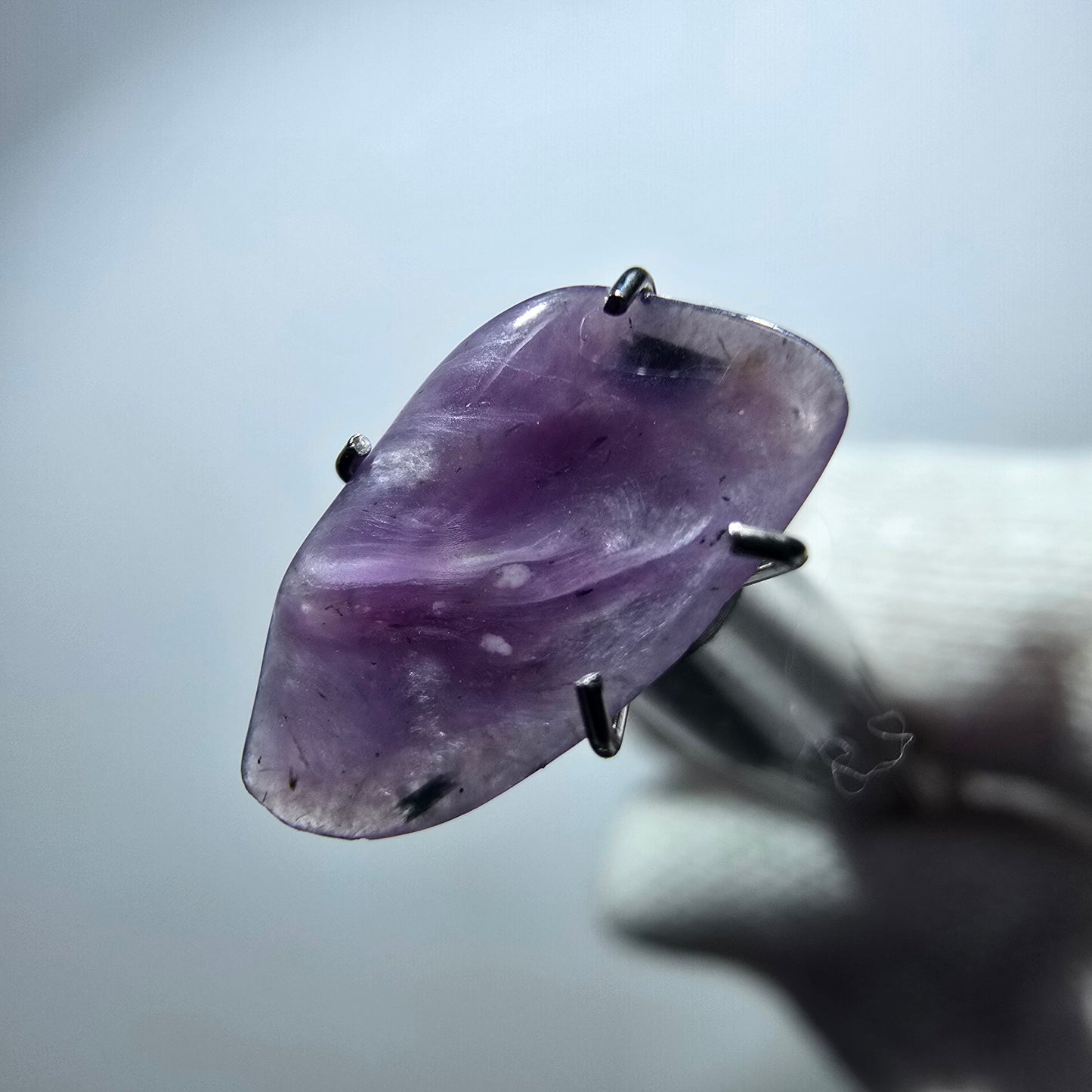 Rare Charoite crystal purple, polished Russia 14*8*2mm