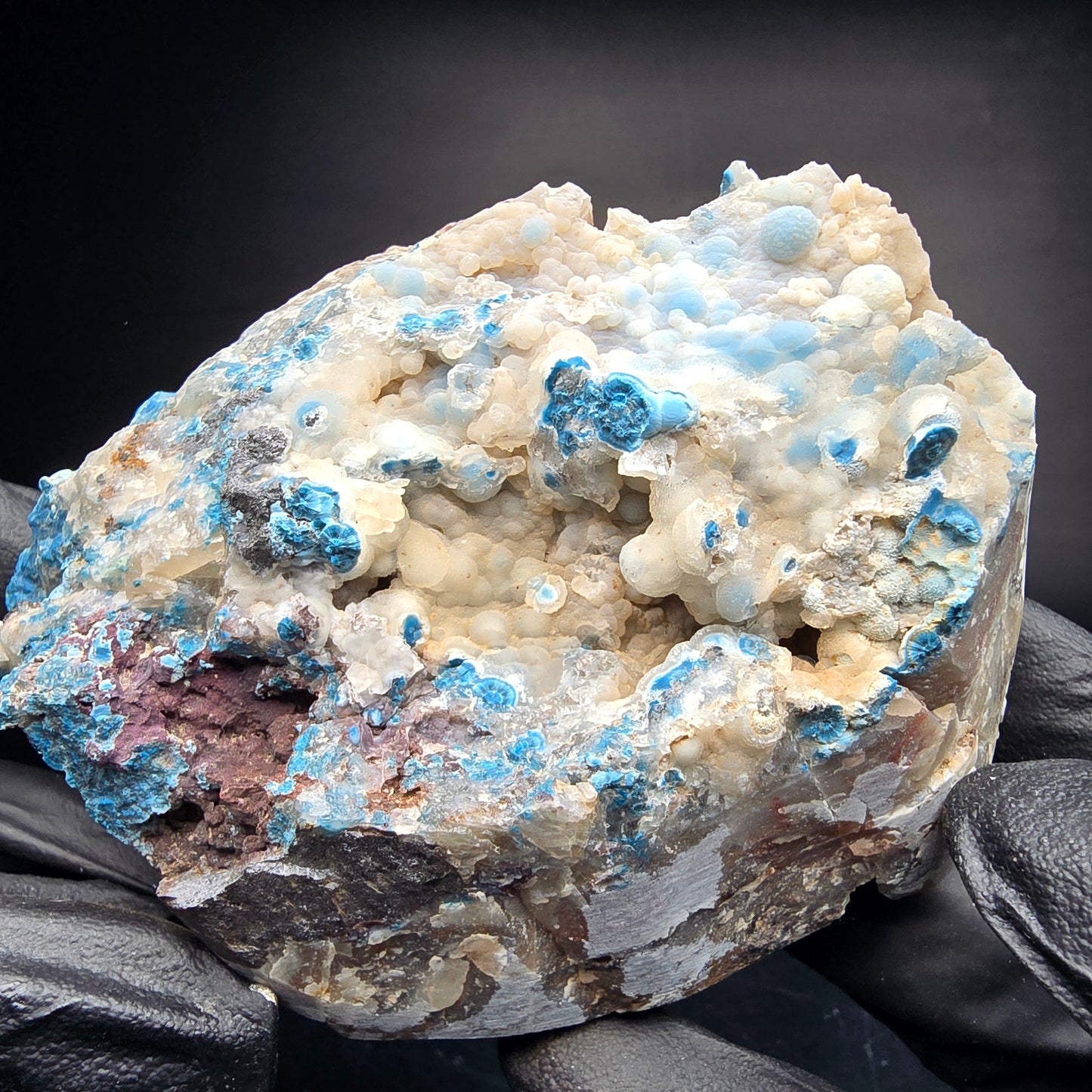 Seltene große Shattuckit Stufe blau Kaokoveld, Namibia 95*53*57mm Sammlung