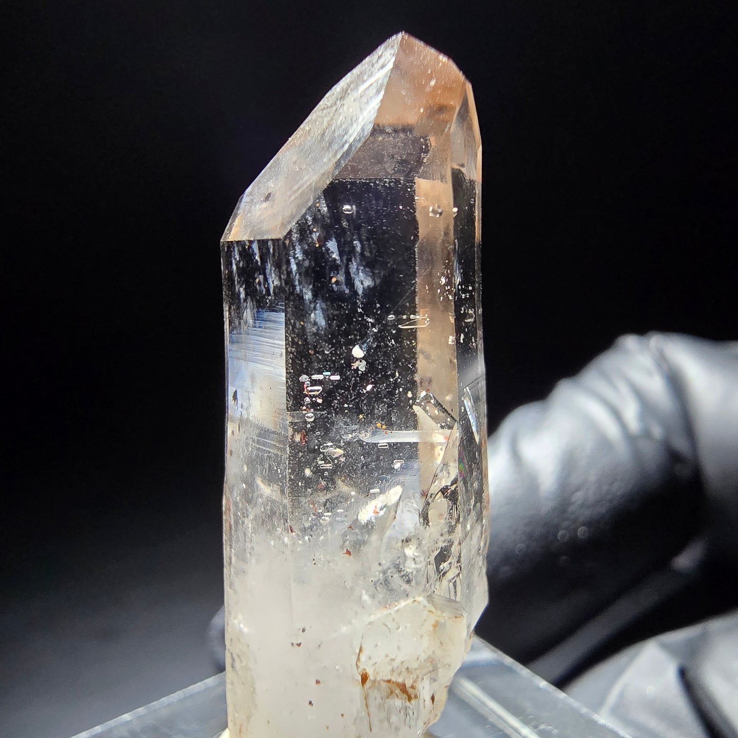 Klarer Phantom Rauchquarz mit Eisen-Einschlüssen Goboboseb, Namibia 33*11*10mm