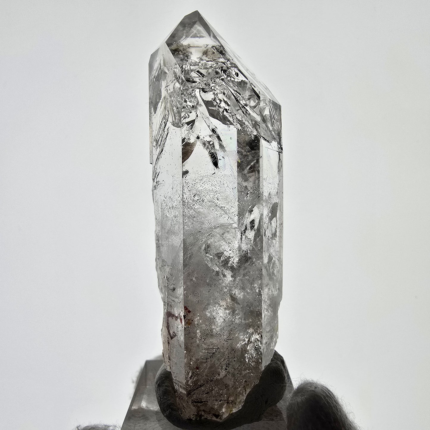 Skeleton Phantom Smoky Quartz Scepter Valentine Pocket, Namibia 70*24*18mm