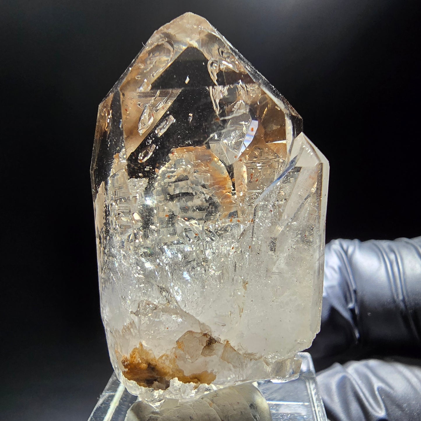 Phantom Rauchquarz Doppelender Stufe Goboboseb, Namibia 47*25*20mm Sammlung