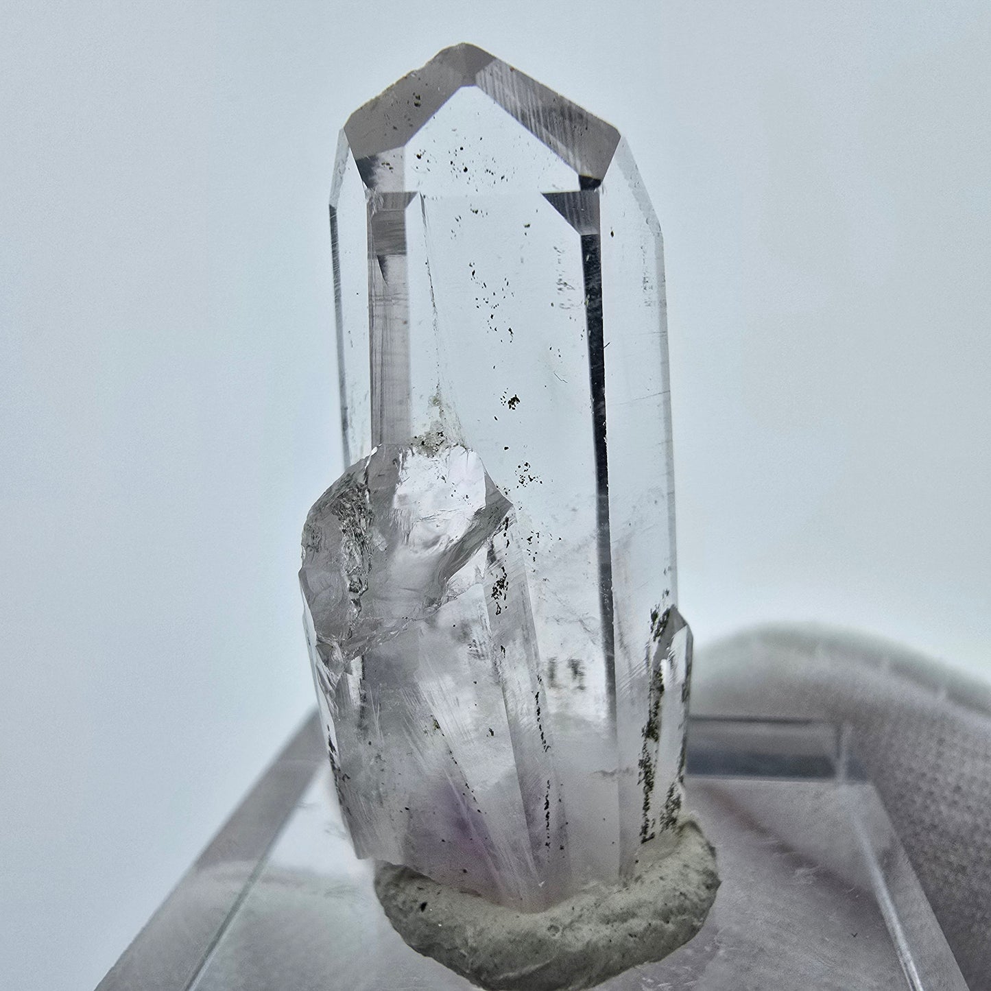 Phantom Amethyst Epidot Kristall Streep Mine, Goboboseb, Namibia 31*14*12mm