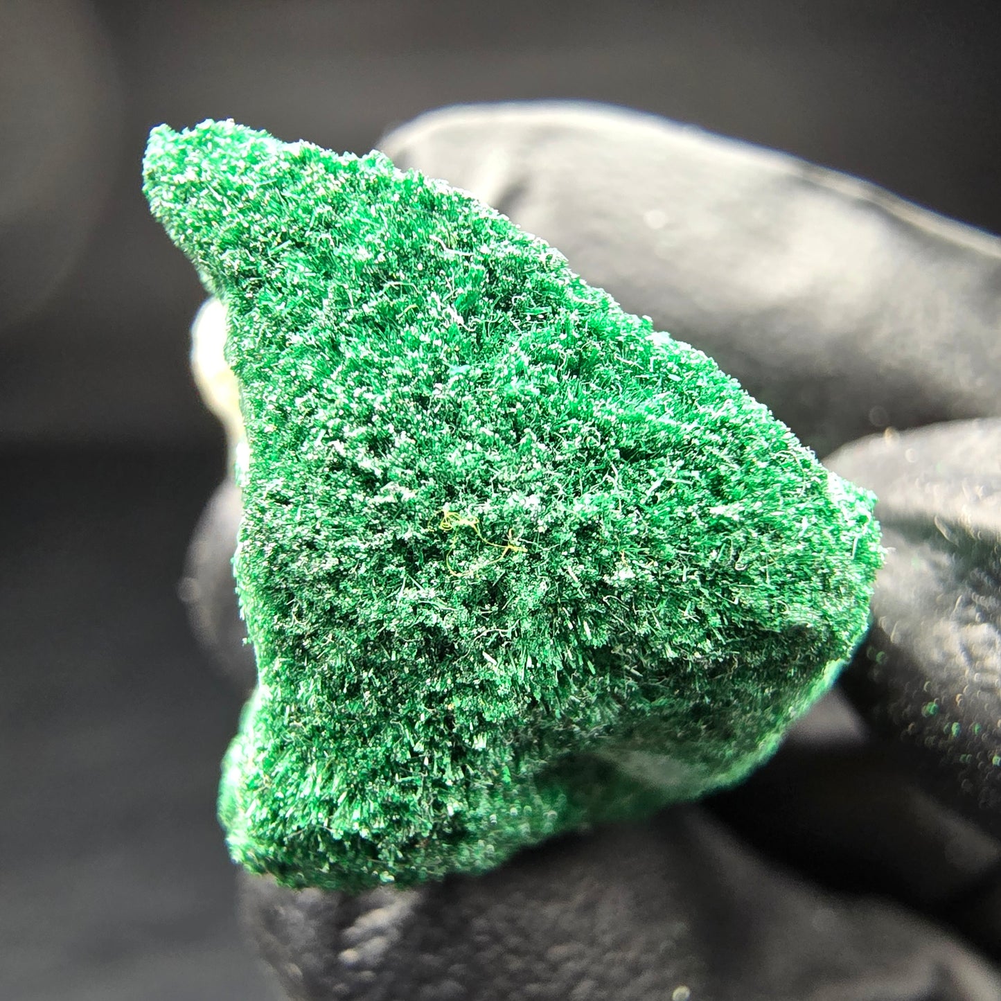 Seltene Malachit mit Quarz Stufe Kaokoveld Namibia 30*22*16mm Mineraliensammlung
