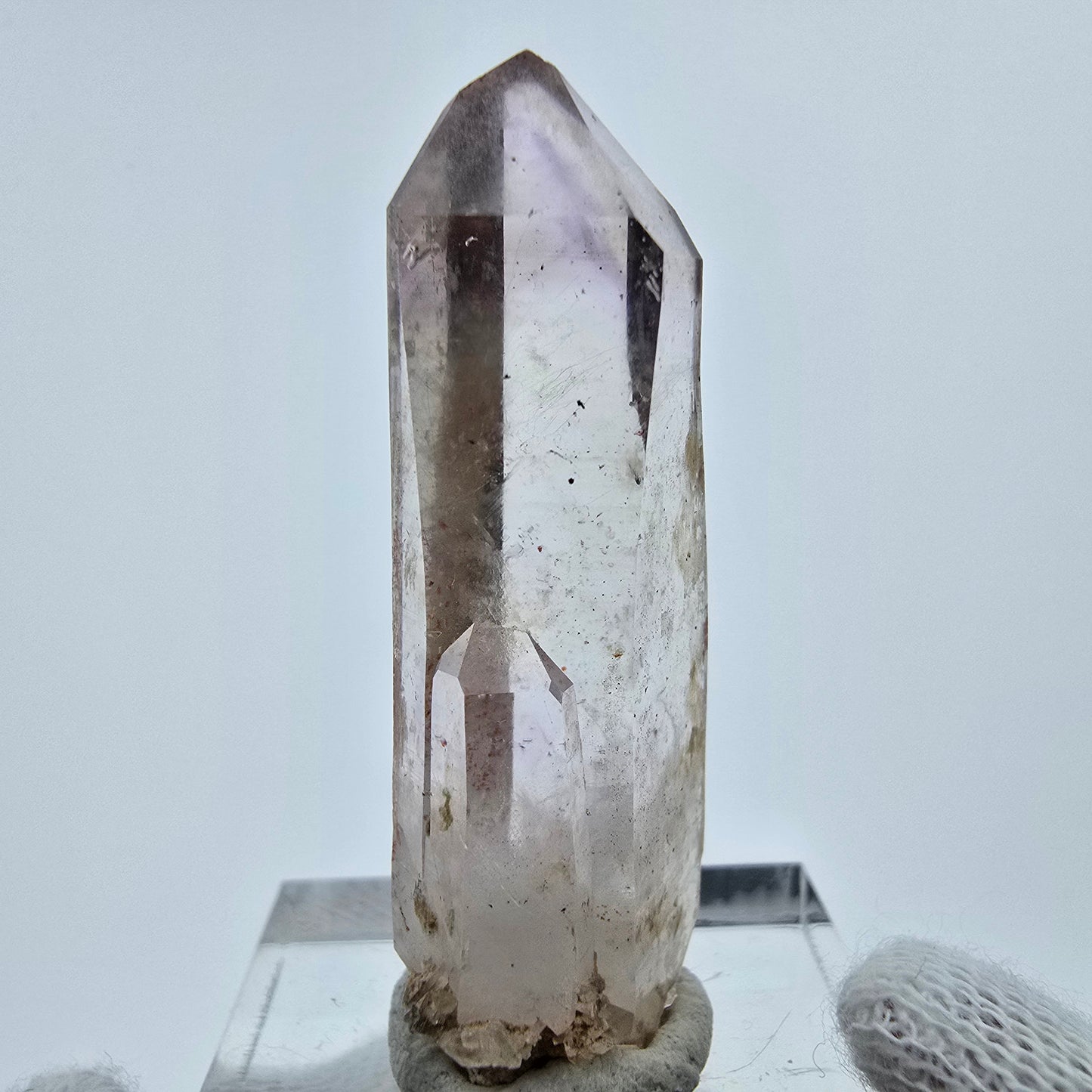 Clear Phantom Amethyst Scepter Crystal Goboboseb, Namibia 40*15*10mm