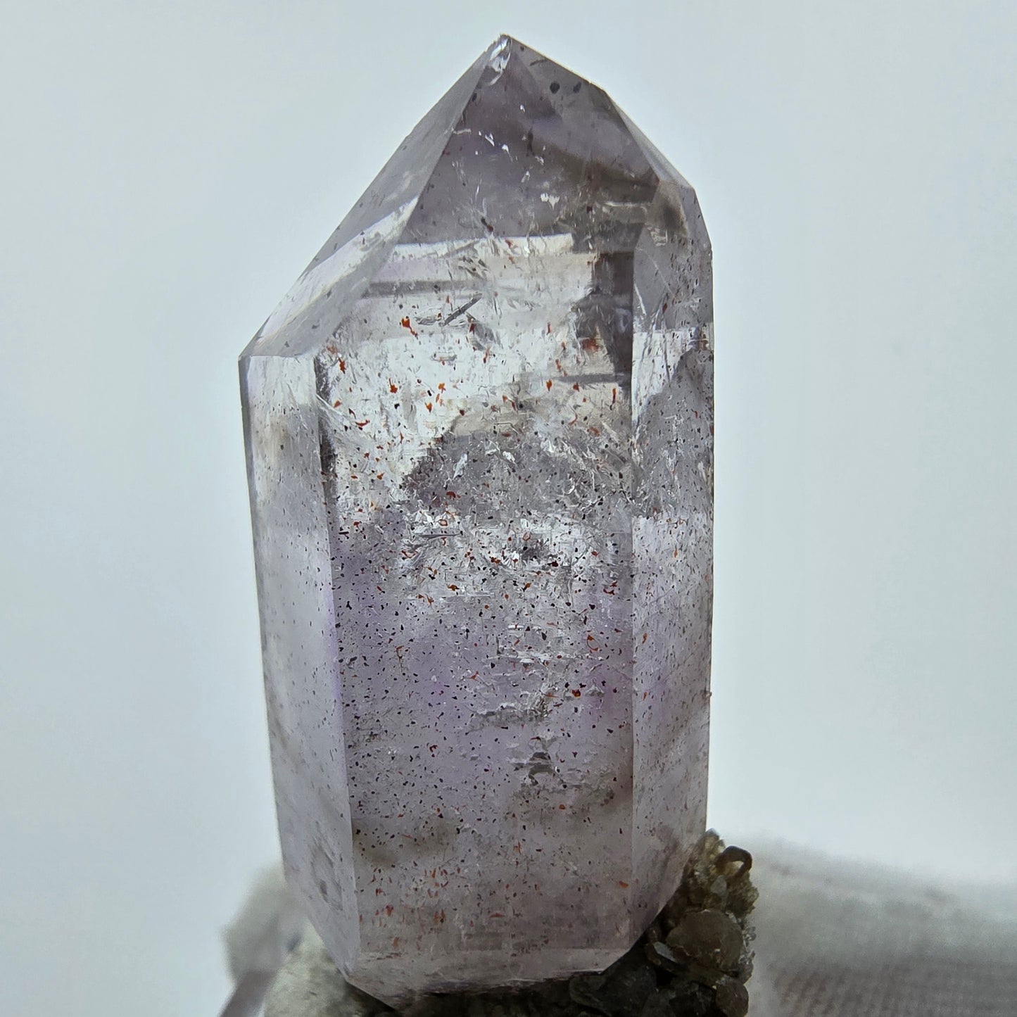 Harlekin Enhydro Amethyst Hämatit Quarz Streep Mine Goboboseb Namibia 44*20*18mm