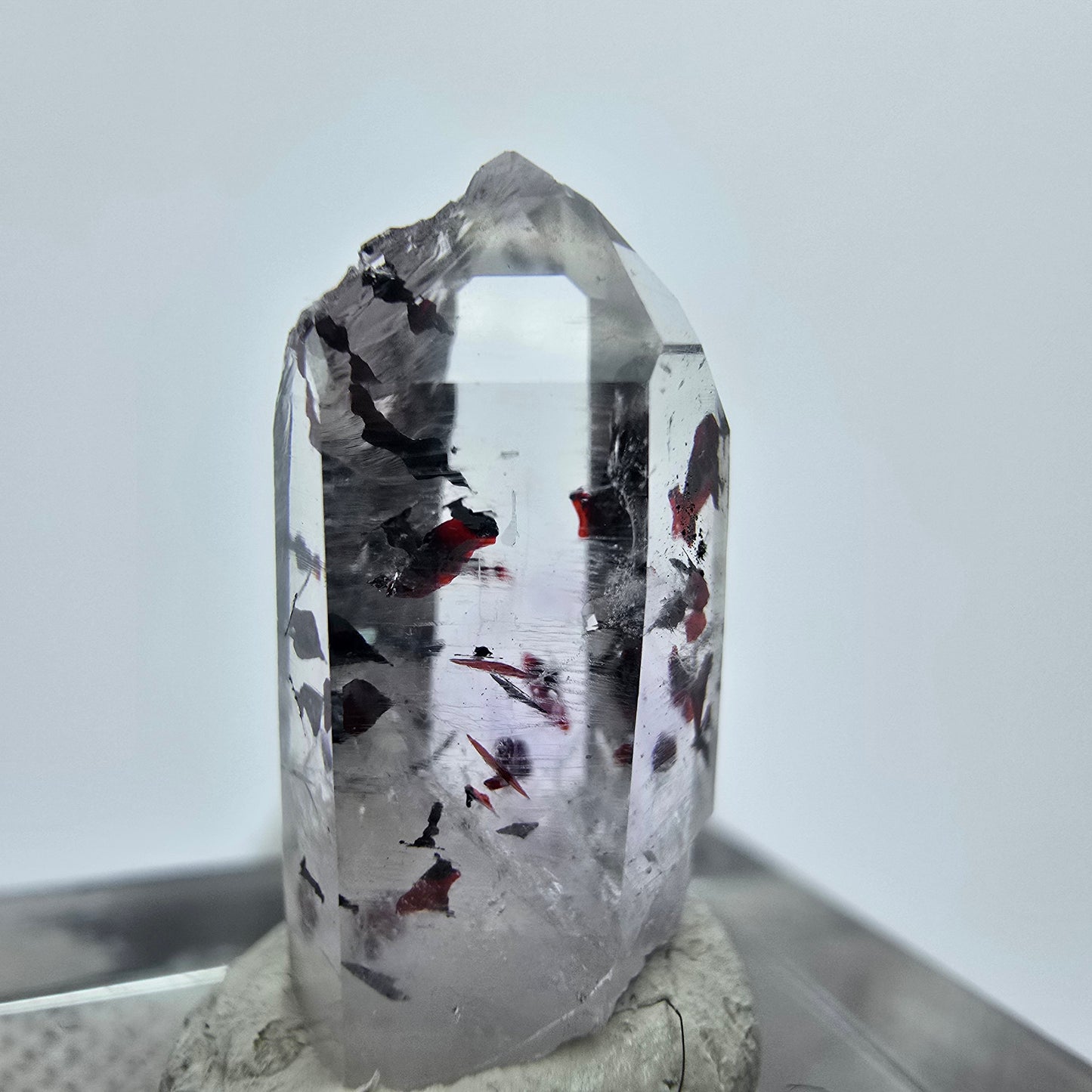 Harlekin Phantom Amethyst Kristall Streep Mine Goboboseb Namibia 19*8*7mm