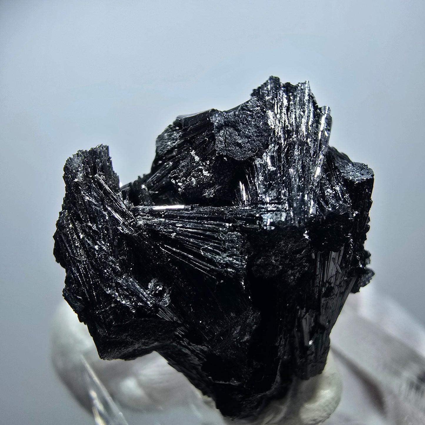 Magnifique spécimen de tourmaline Schorl et de quartz, Erongo, Namibie, 29 x 28 x 16 mm